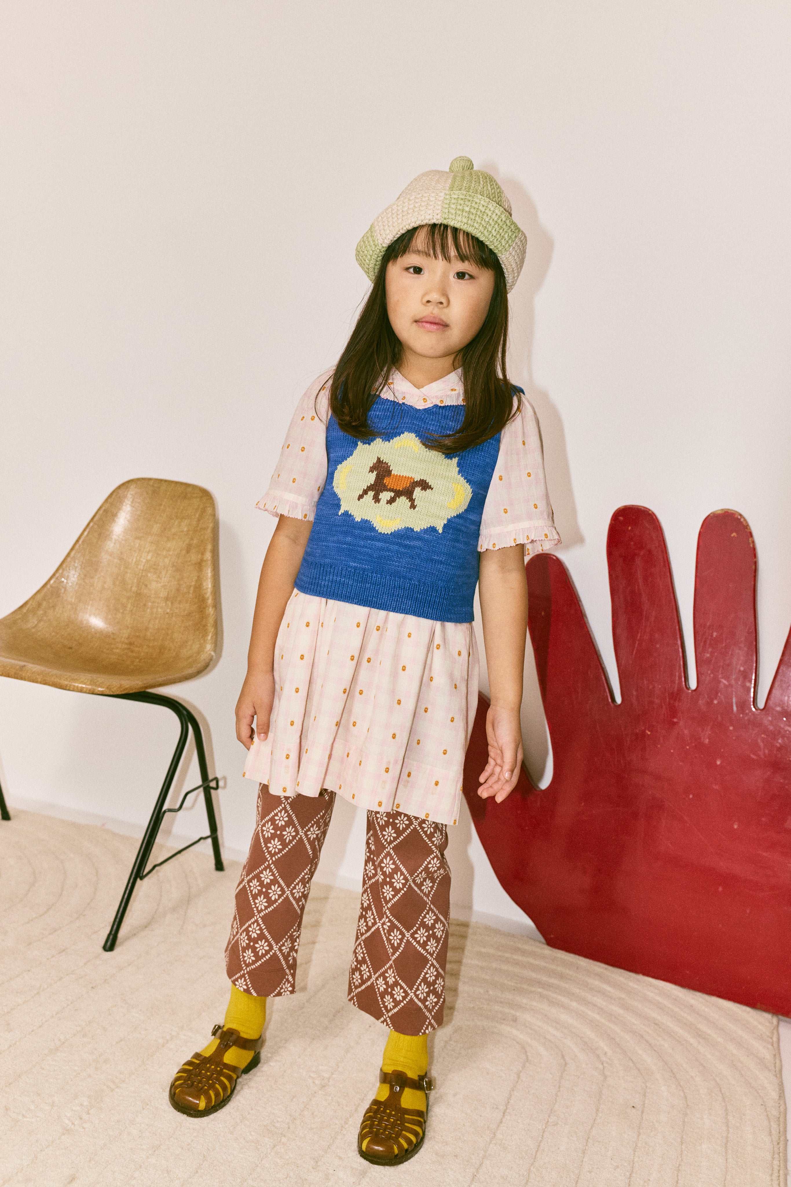 a*.様 Misha and Puff apant railroad flora Misha & Puff A-PANT COLA FLORA TIERRA 26ss Drop1