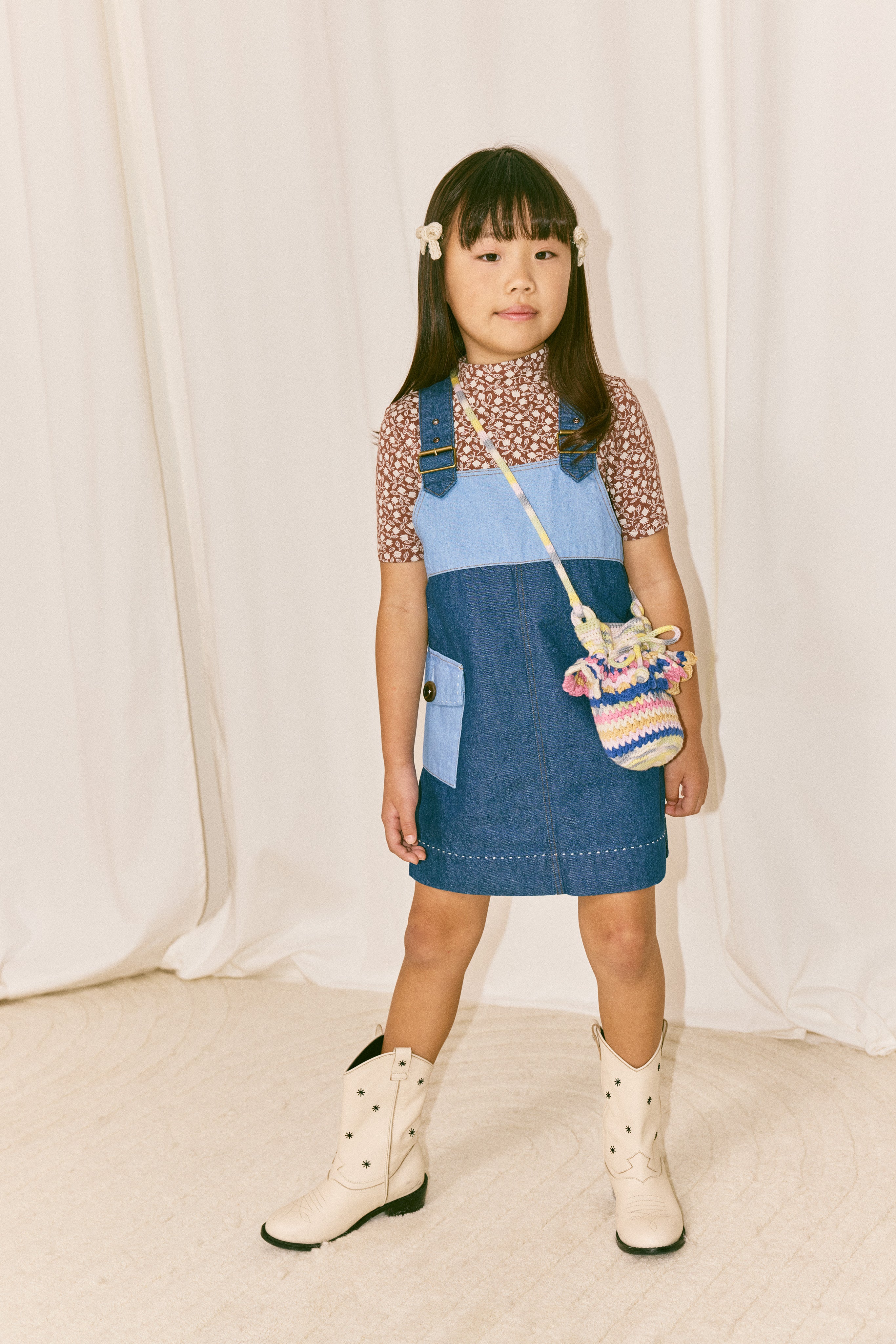 Misha & Puff　CROCHET JOYA SHOULDER BAG  BUBBLE SPACE DYE  26ss Drop1