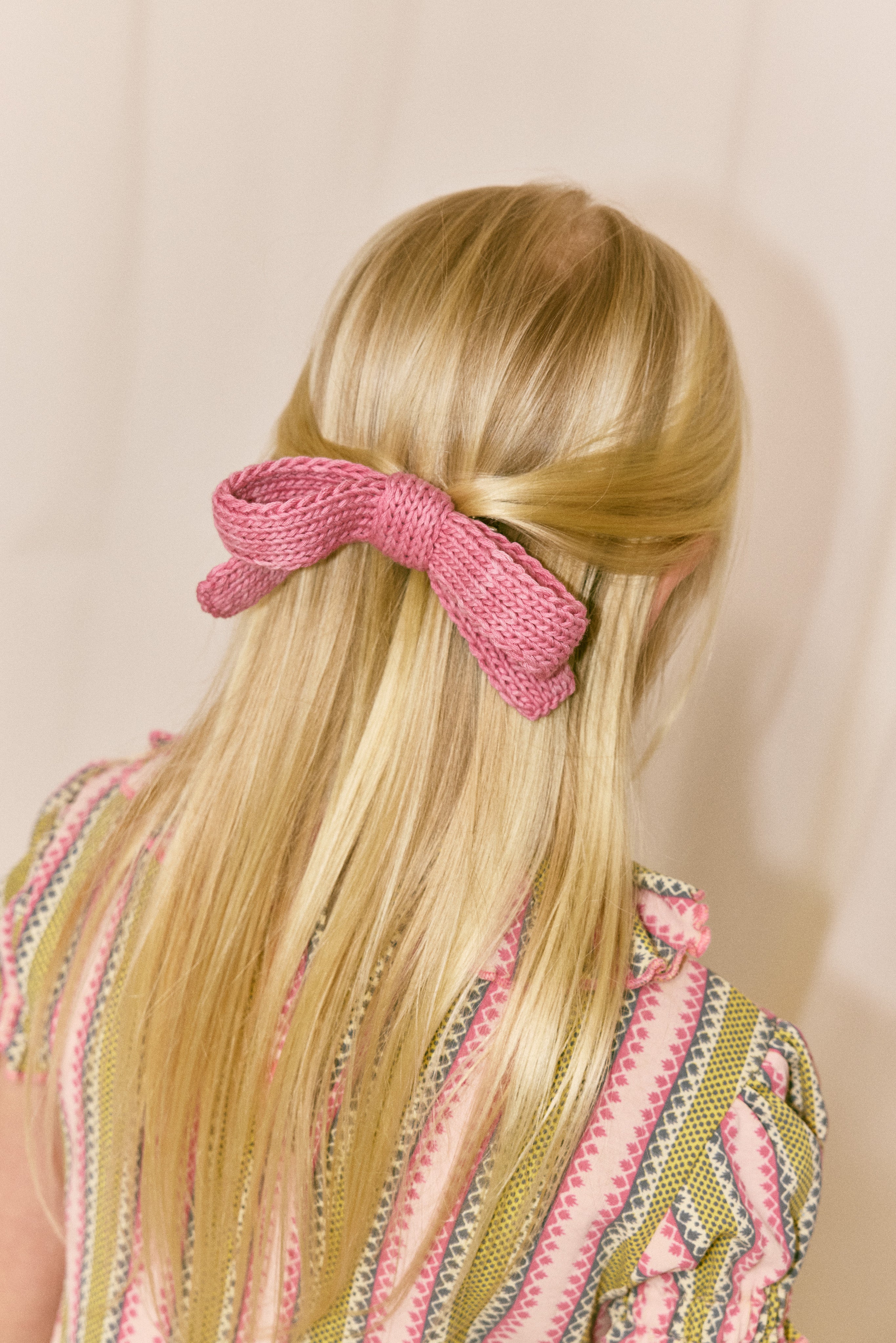 ・Misha & Puff  JUMBO GOLDIE BOW  AZALEA  26ss Drop2