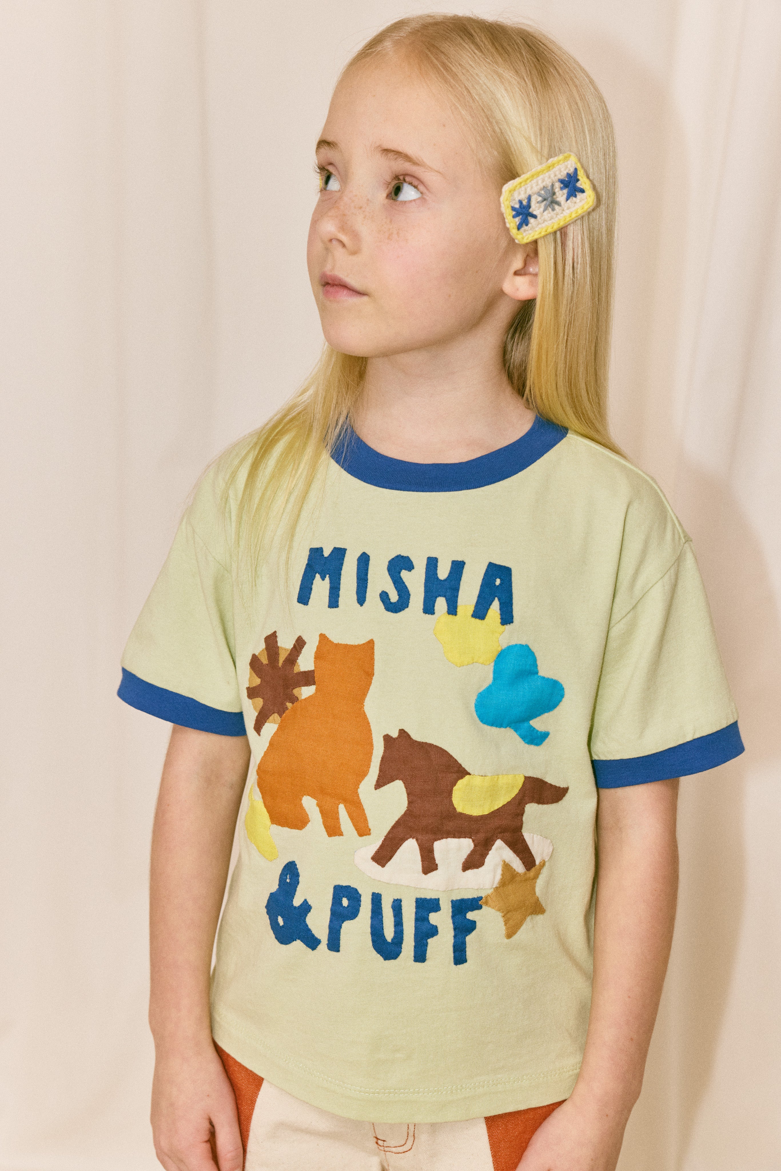 Misha & Puff PUFF STAR CLIP SET MARZIPAN 26ss Drop2