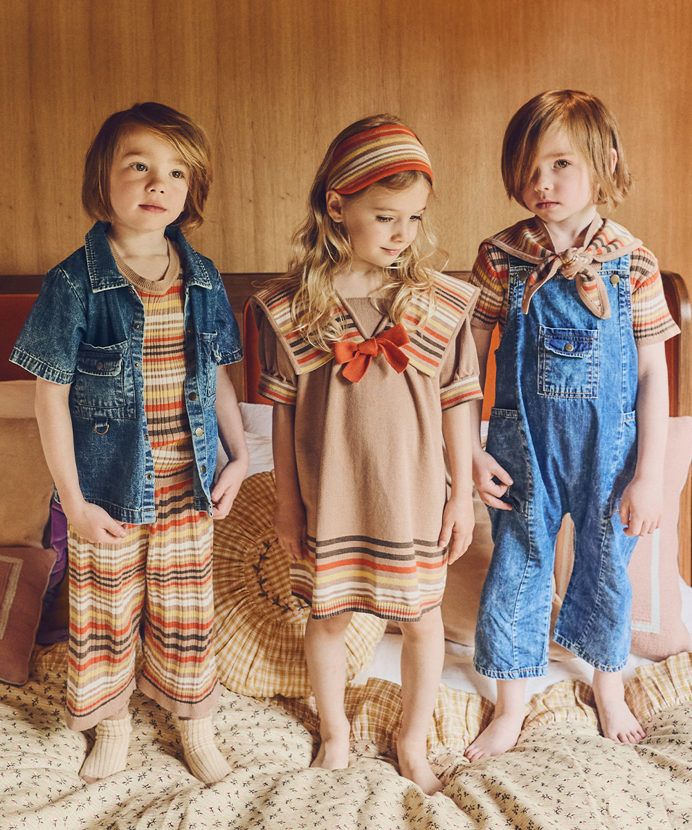 MABLI　CARAVAN VEST  COACH SEAT STRIPE