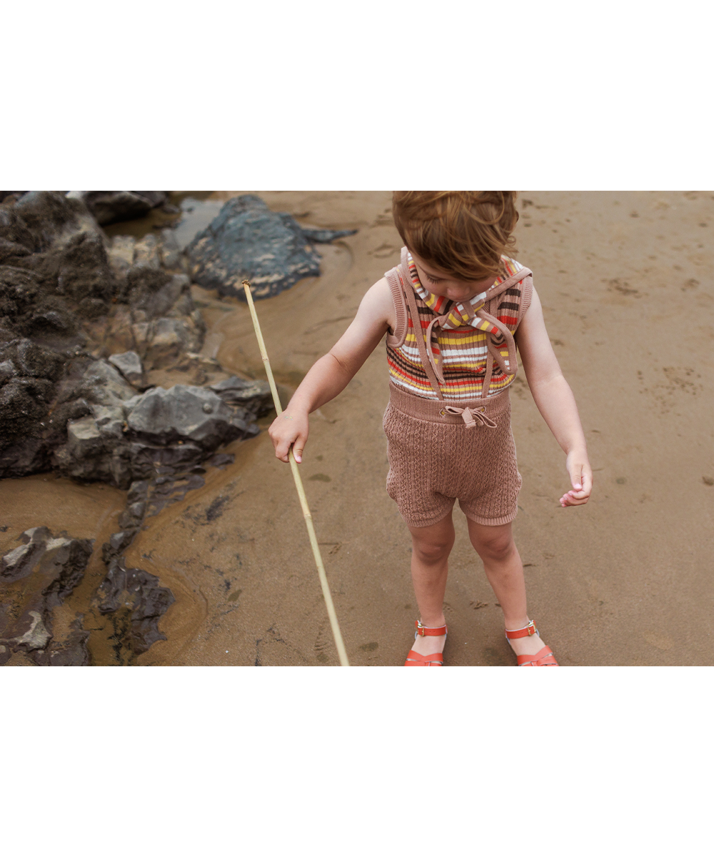 MABLI　CARAVAN VEST  COACH SEAT STRIPE