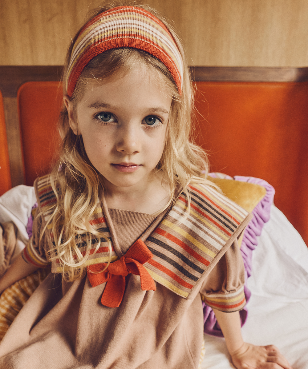 MABLI　CORDELIA DRESS  SHELL PORTOBELLO
