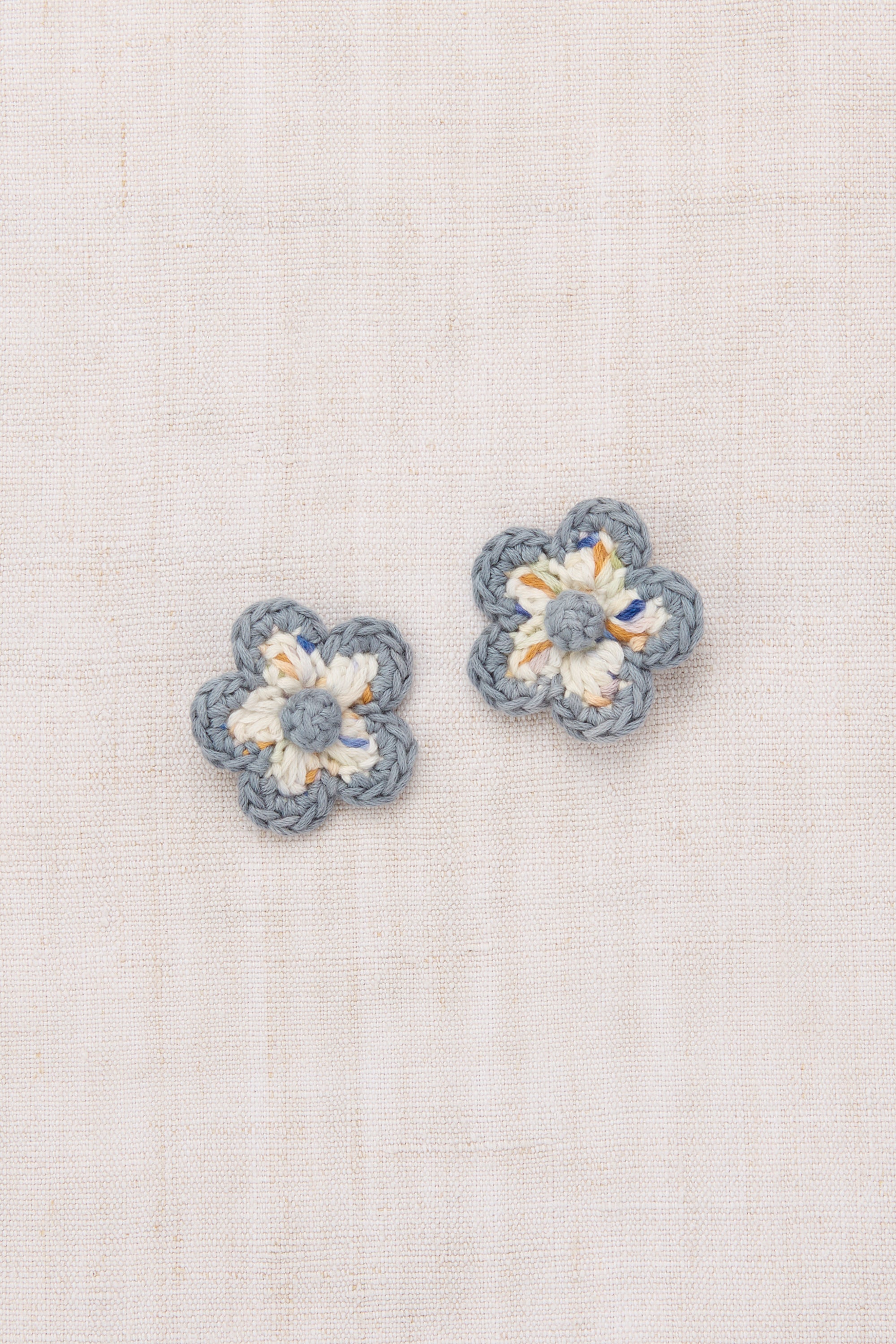 Misha & Puff MEDIUM FLOWER CLIP SET SEASHORE CONFETTI 26ss Drop2