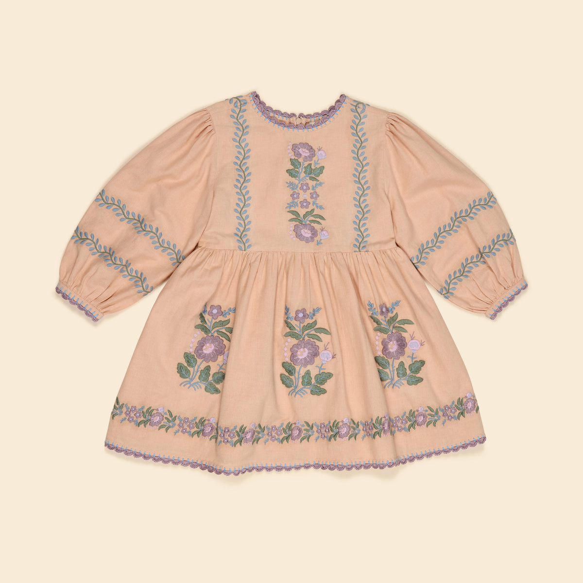 APOLINA  PENELOPE DRESS - DRIED ROSE