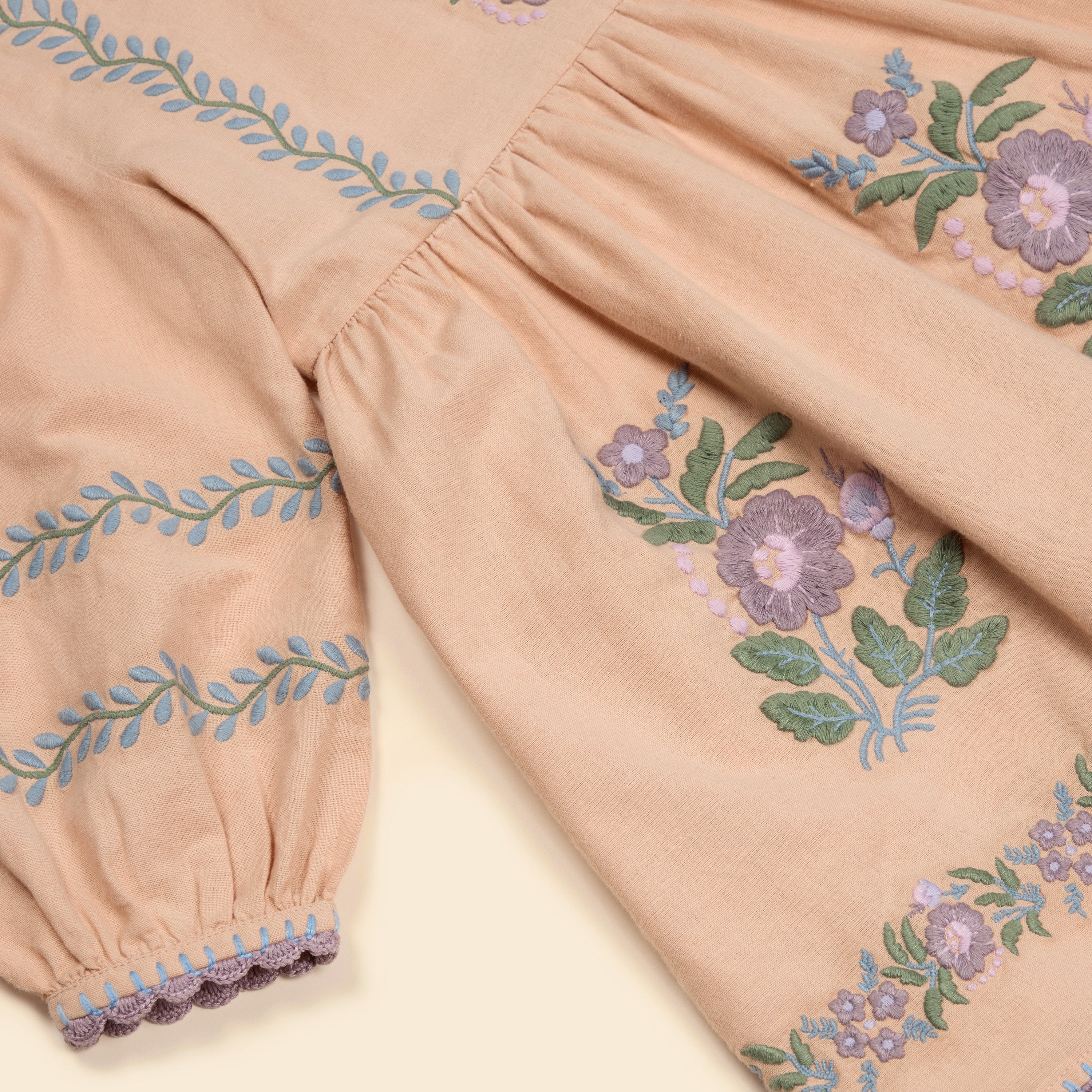 APOLINA PENELOPE DRESS - DRIED ROSE