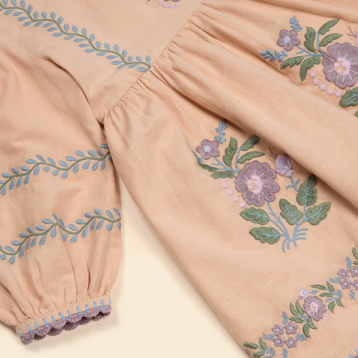 APOLINA  PENELOPE DRESS - DRIED ROSE