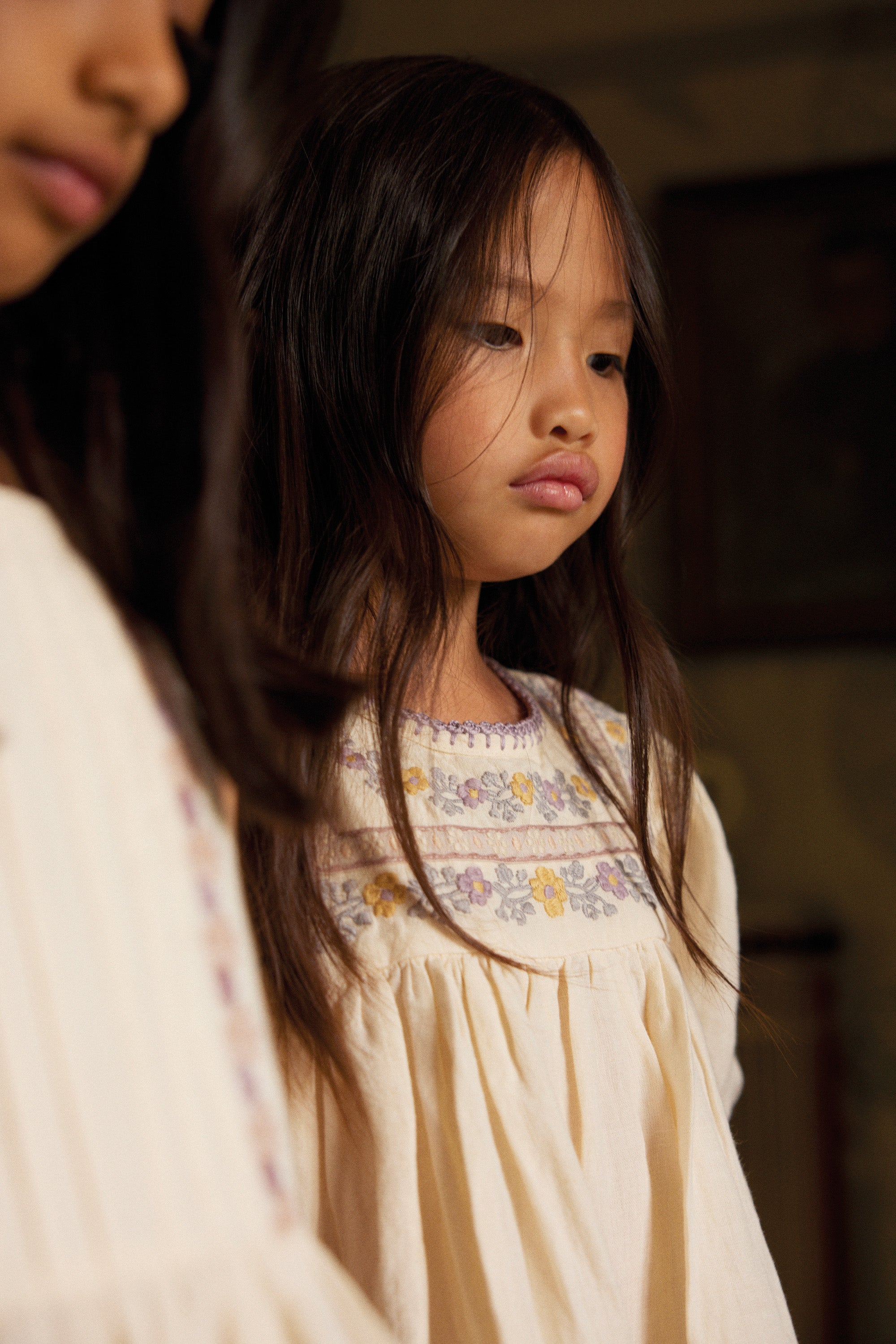 APOLINA PATSY RIBBONS DRESS CREAM