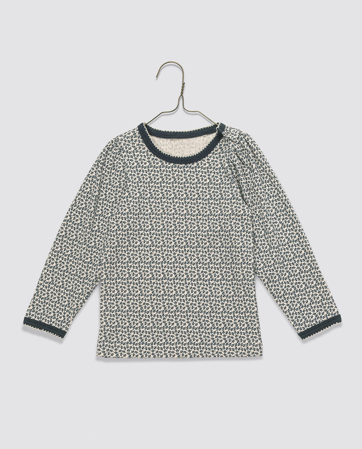 little cotton clothes  Pointelle Long Sleeve T-shirt Briar Floral