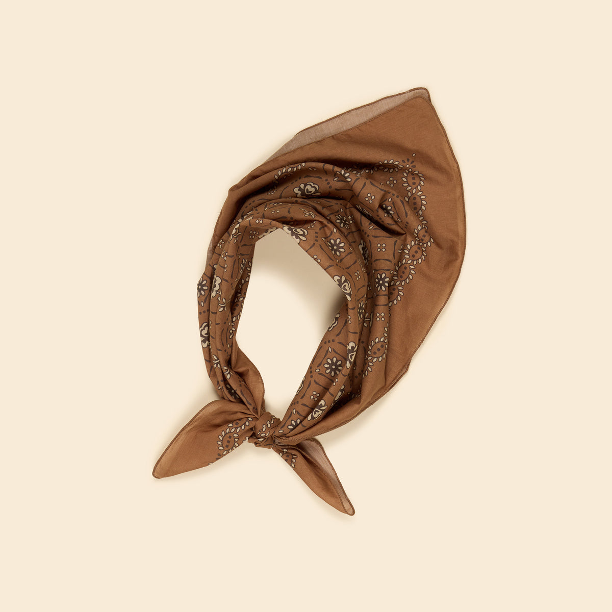 APOLINA  SIGNATURE VOILE SCARF - CHOCOLATE