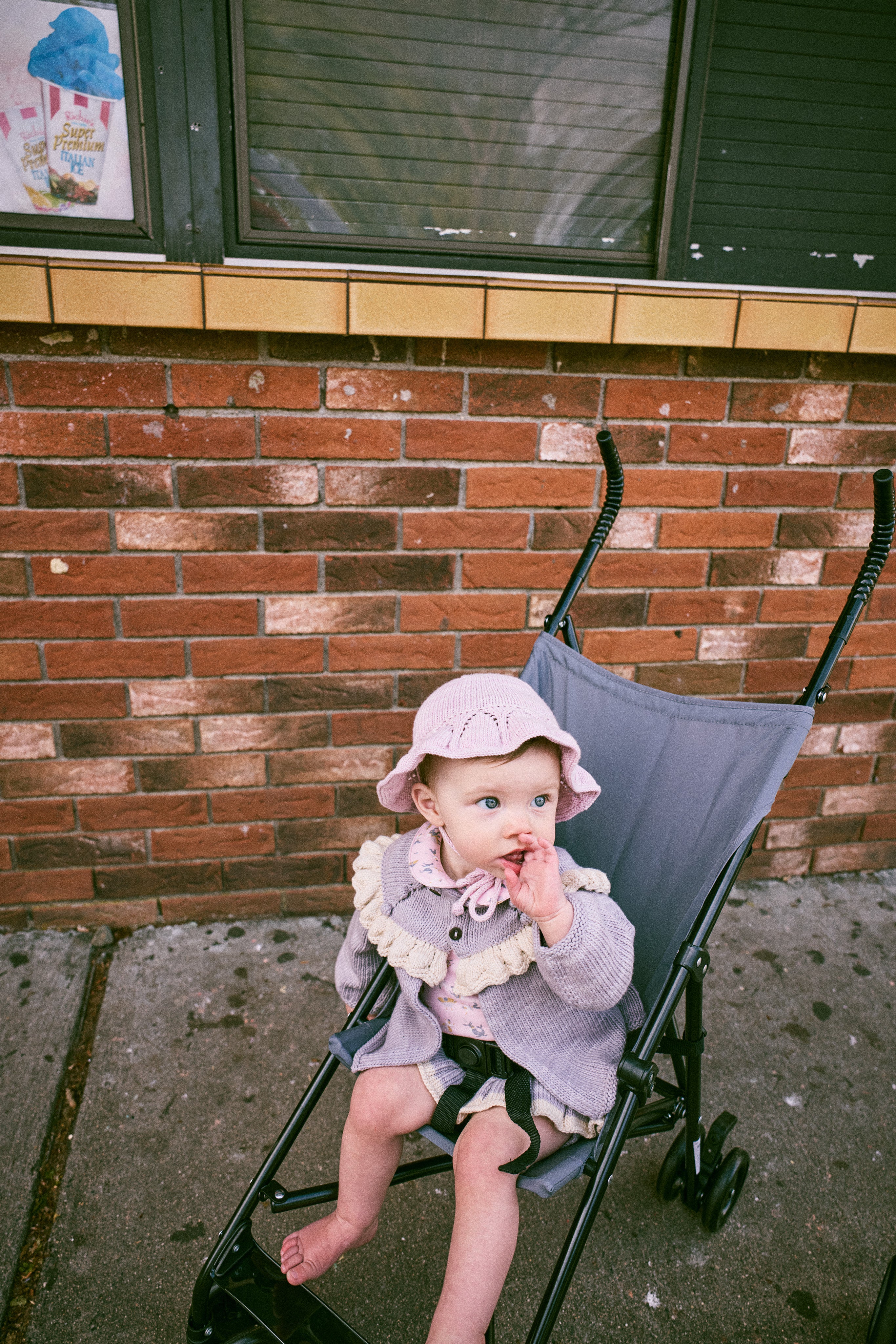 Misha & Puff　BABY STARLING SUNHAT  MIST  26ss Drop1