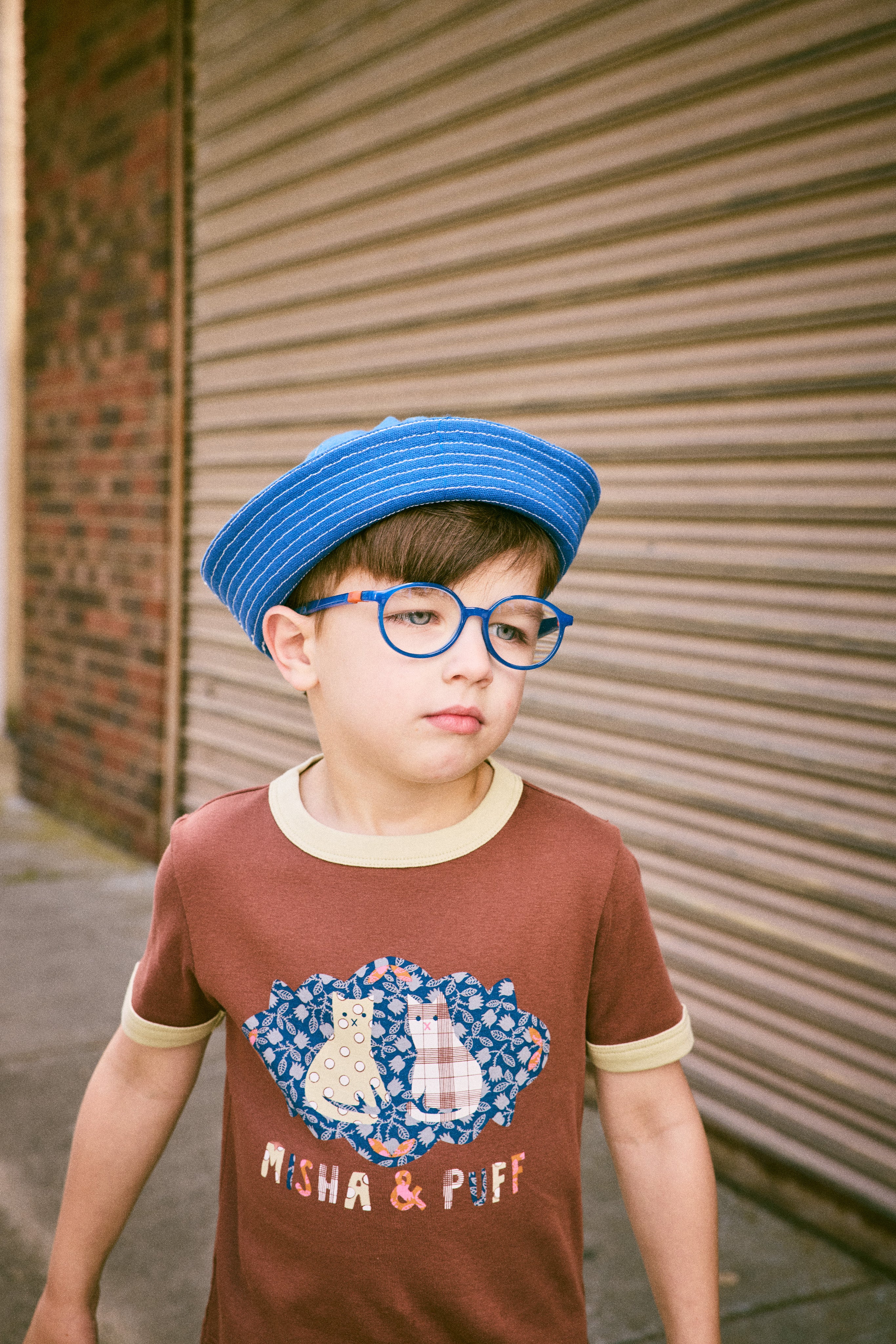・Misha & Puff  LITTLE PATHS SUNFISH SAILOR HAT  AVENTURINE 26ss Drop2