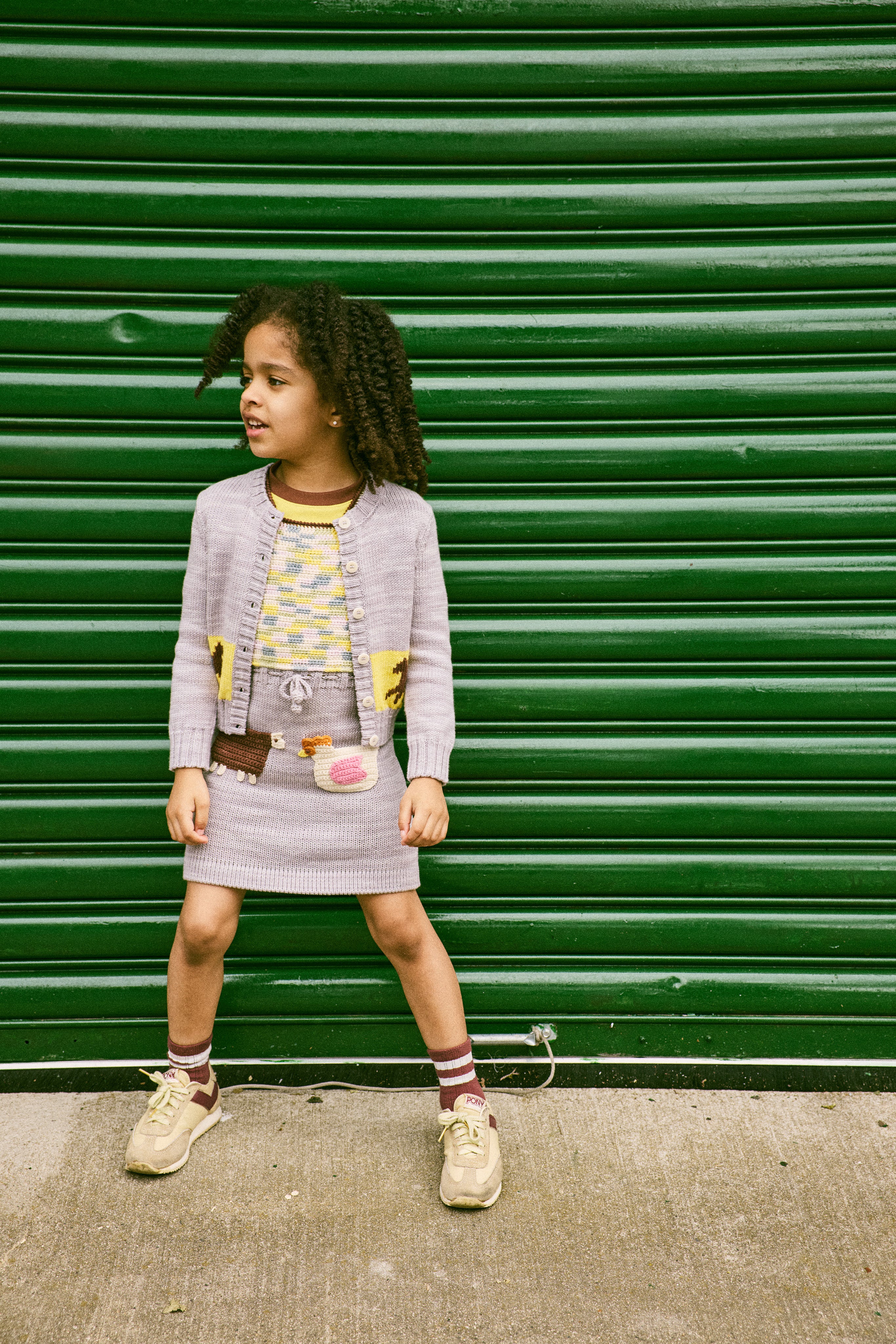 Misha & Puff　FARM TOPANGA PINAFORE   MIST  26ss Drop1