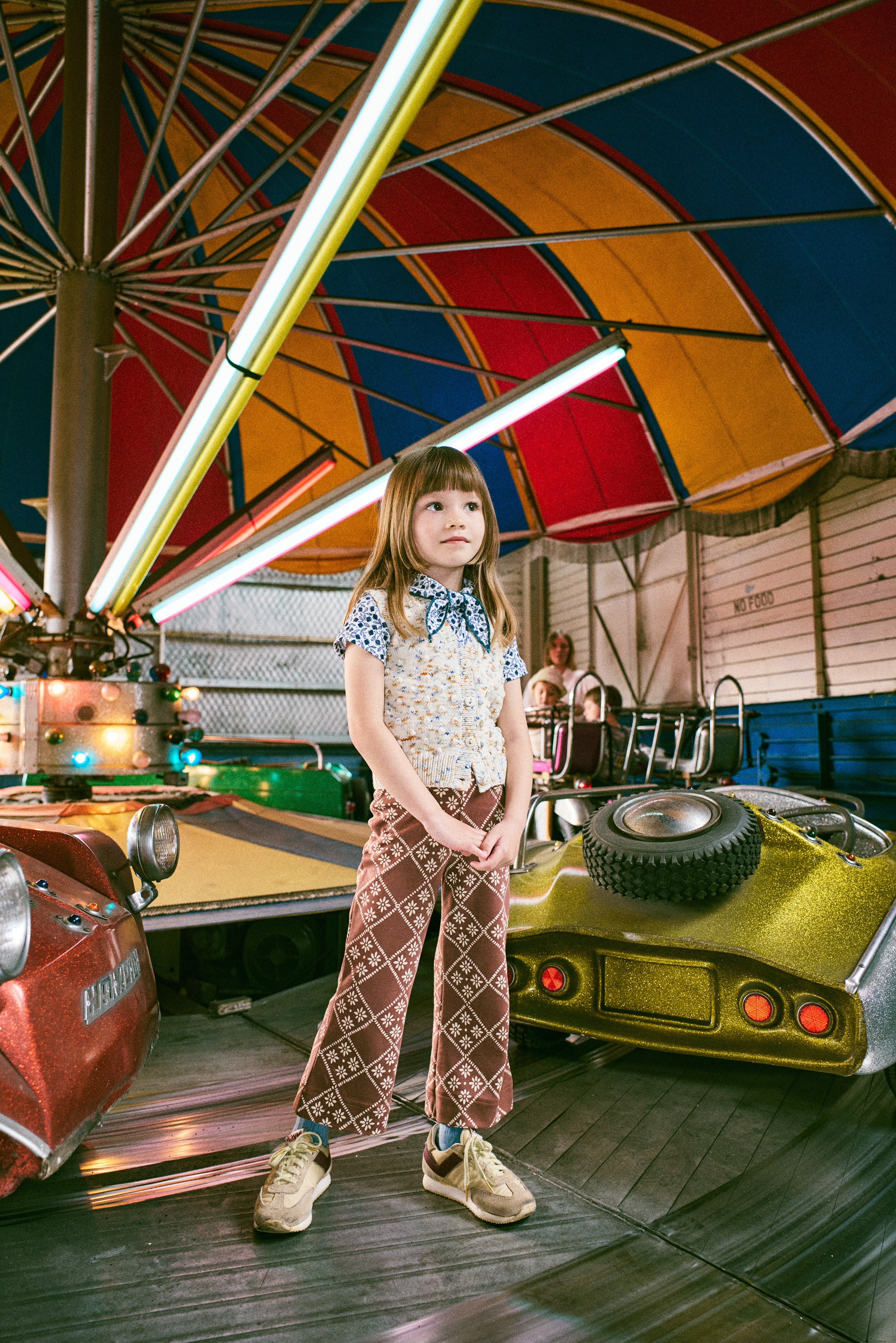 Misha & Puff　SCOUT TEE  BLUE RIBBON LISSE FIELDS  26ss Drop1