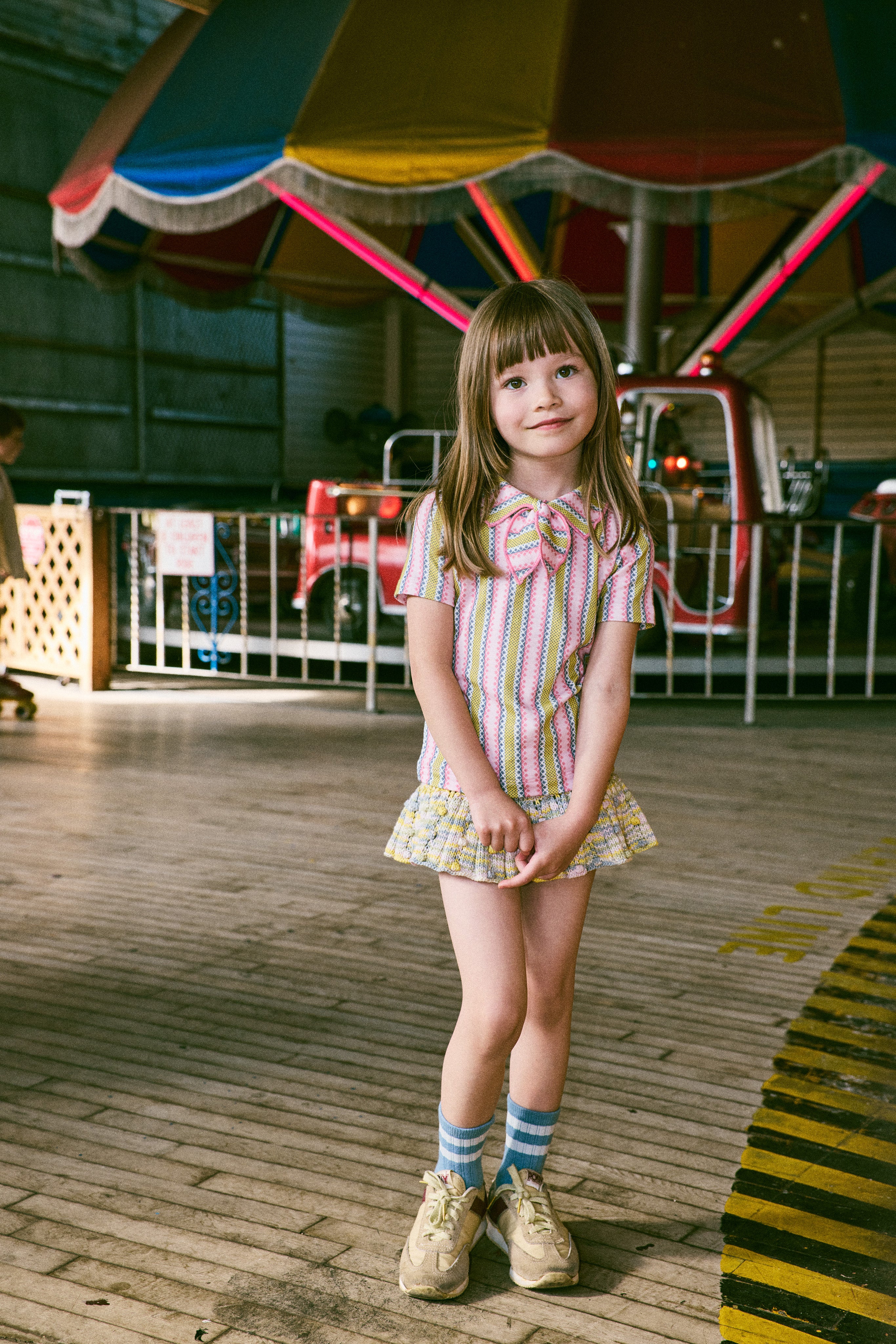 ボトムス Eyelet Popcorn Skating Skirt Misha & Puff EYELET POPCORN SKATING SKIRT BUBBLE SPACE DYE 26ss Drop2