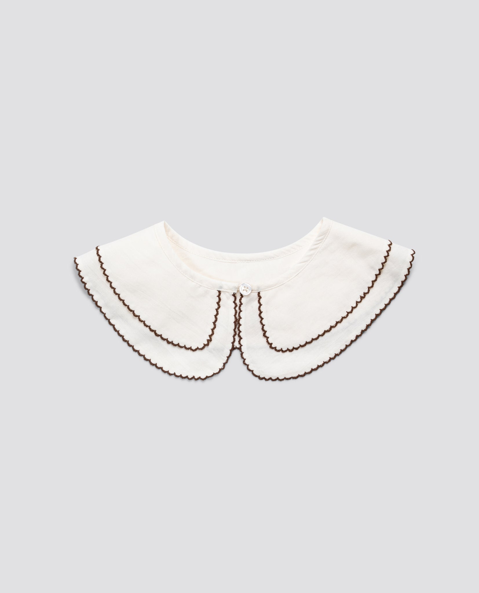 little cotton clothes Double Layer Collar