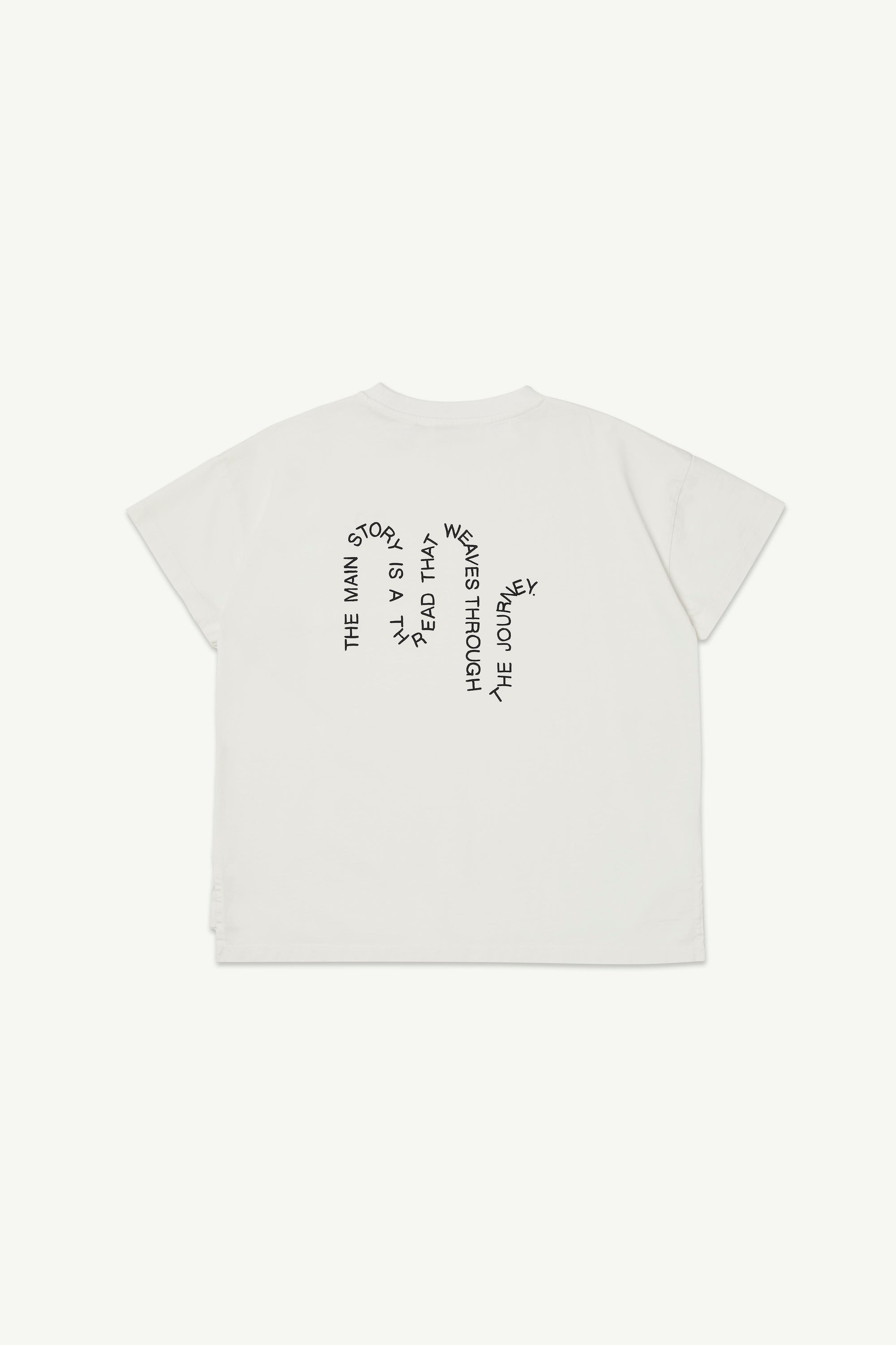main story　Oversized Tee  Blanc