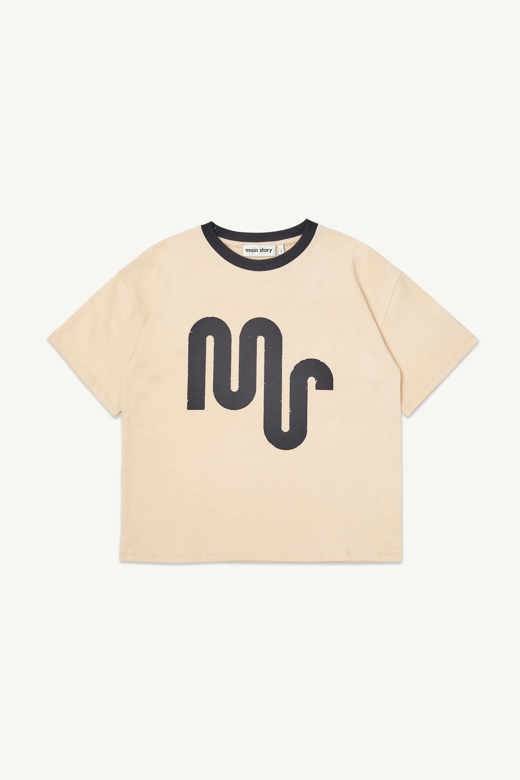 main story　Long Tee  Bleached Sand