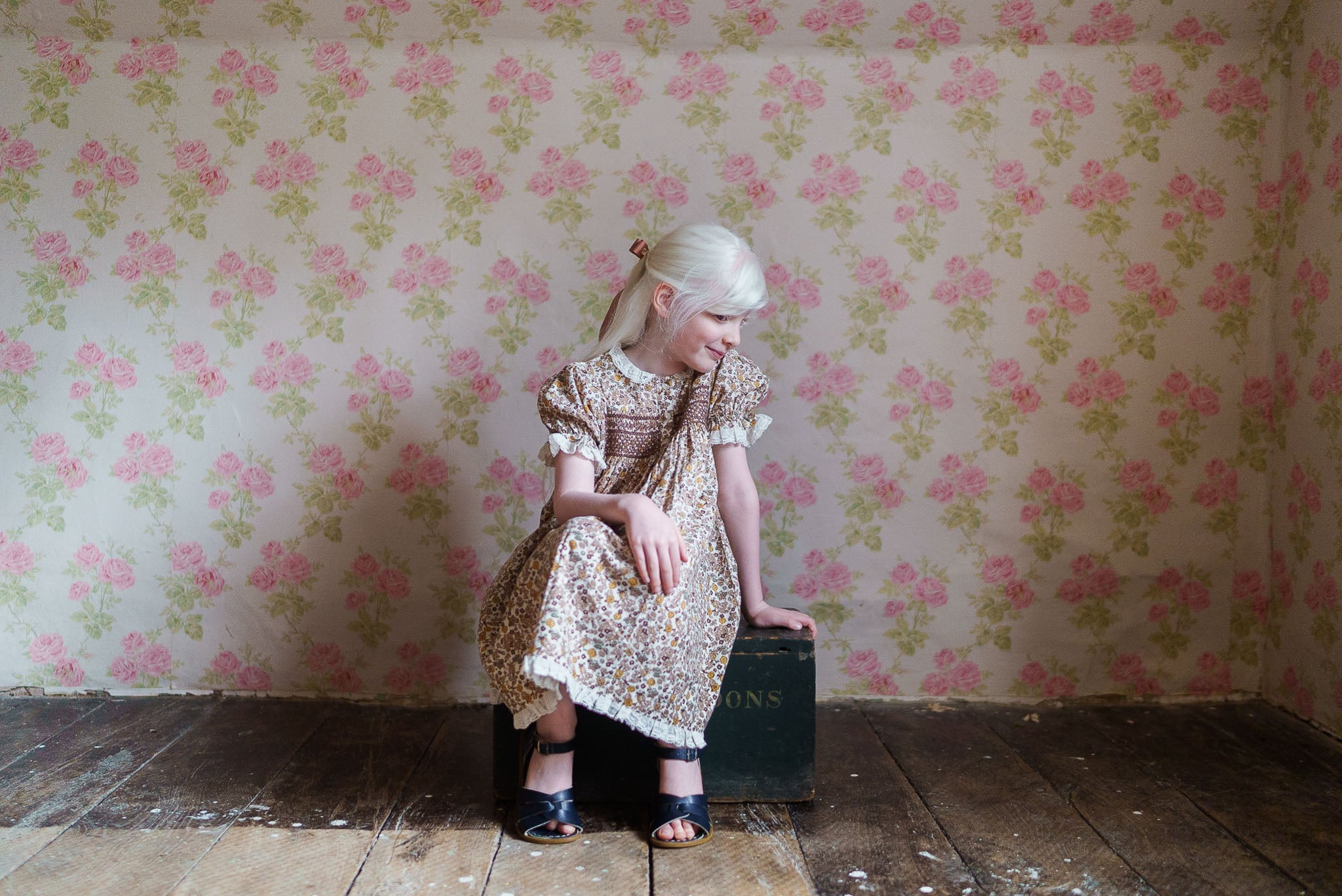 little cotton clothes  Elizabeth Dress Yarrow Floral