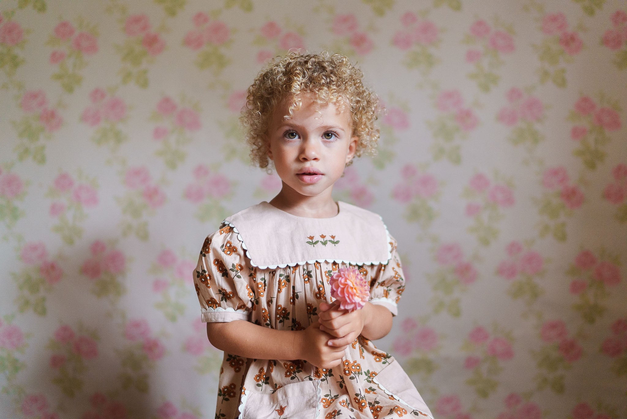 little cotton clothes  Winnie Dress Marigold Floral