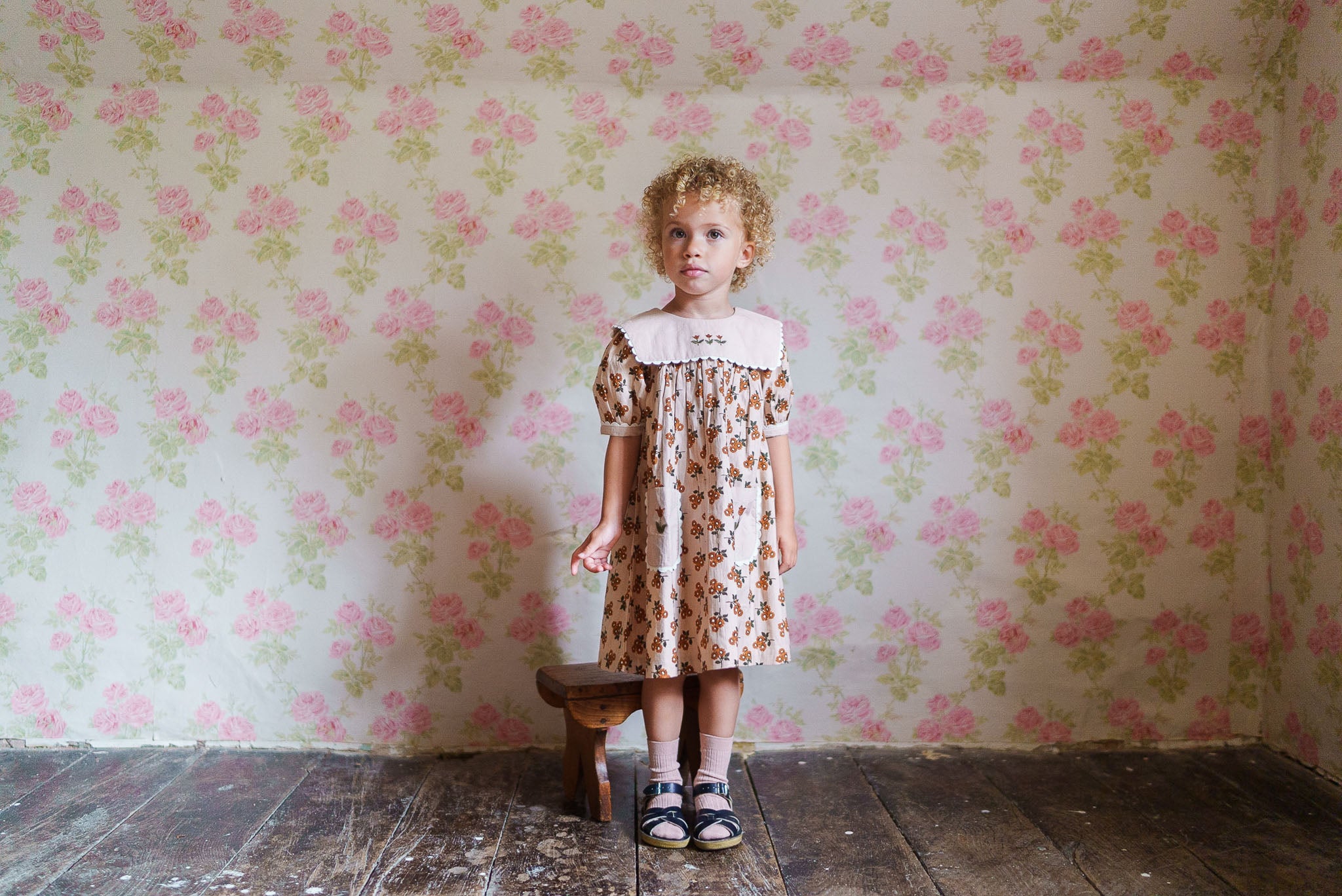 little cotton clothes  Winnie Dress Marigold Floral