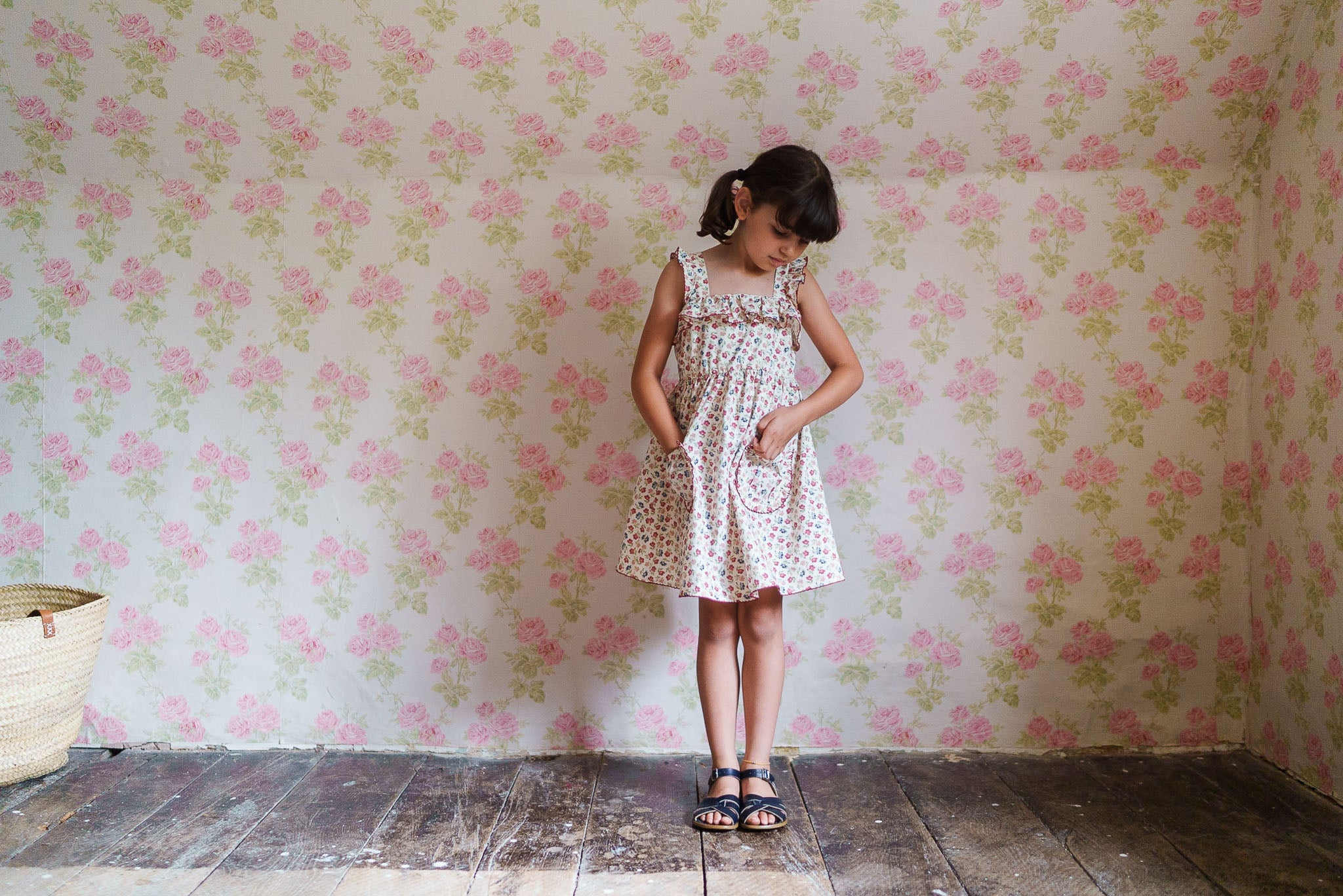 little cotton clothes  Sandy Dress Sundae Floral
