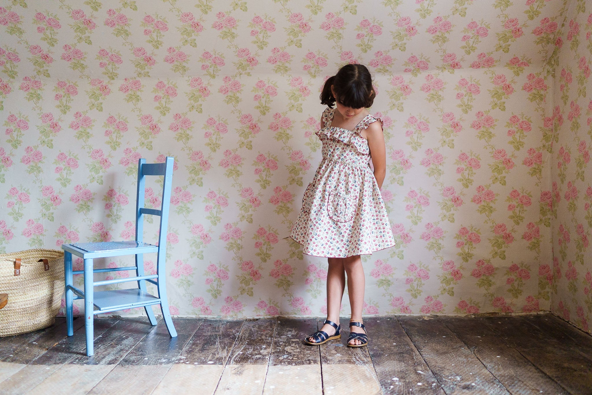 little cotton clothes  Sandy Dress Sundae Floral