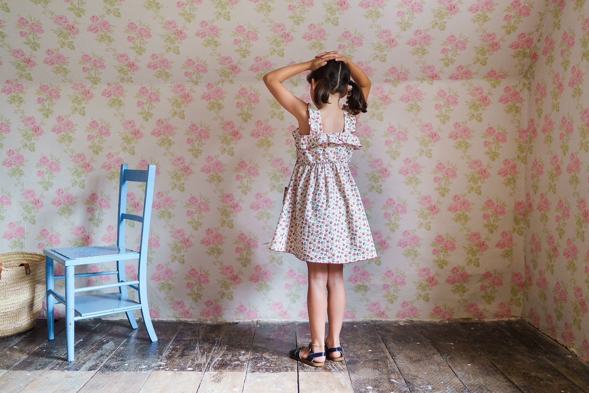 little cotton clothes  Sandy Dress Sundae Floral