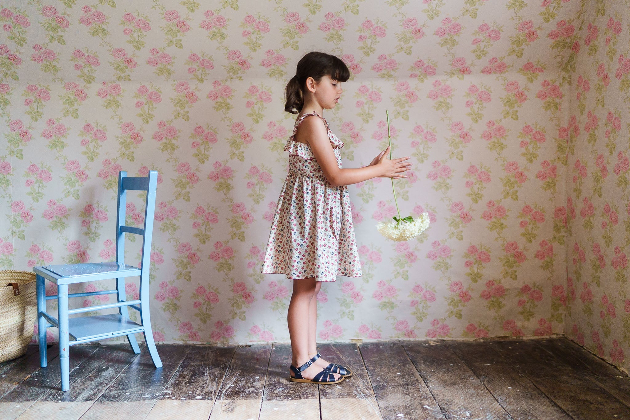 little cotton clothes  Sandy Dress Sundae Floral