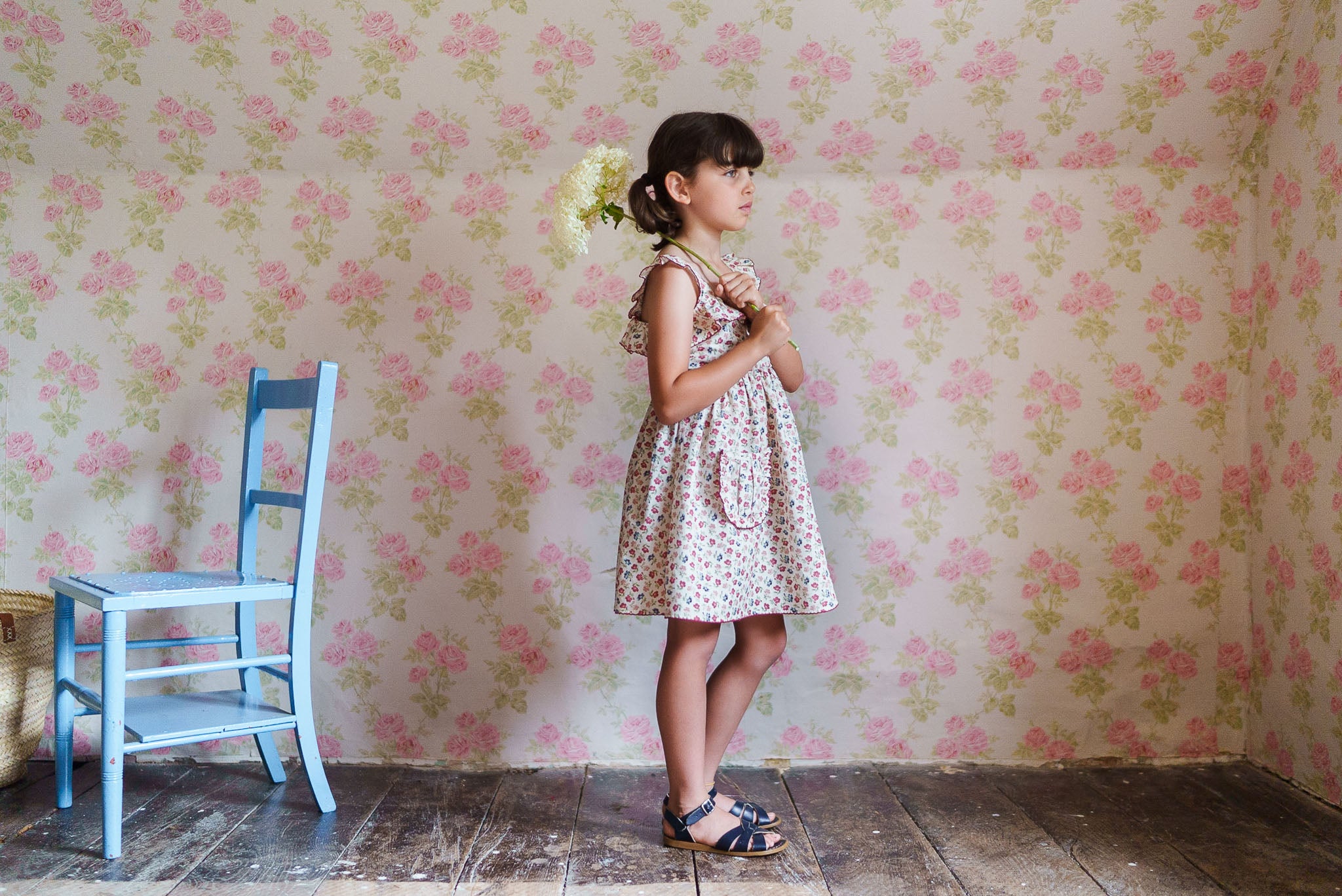 little cotton clothes  Sandy Dress Sundae Floral