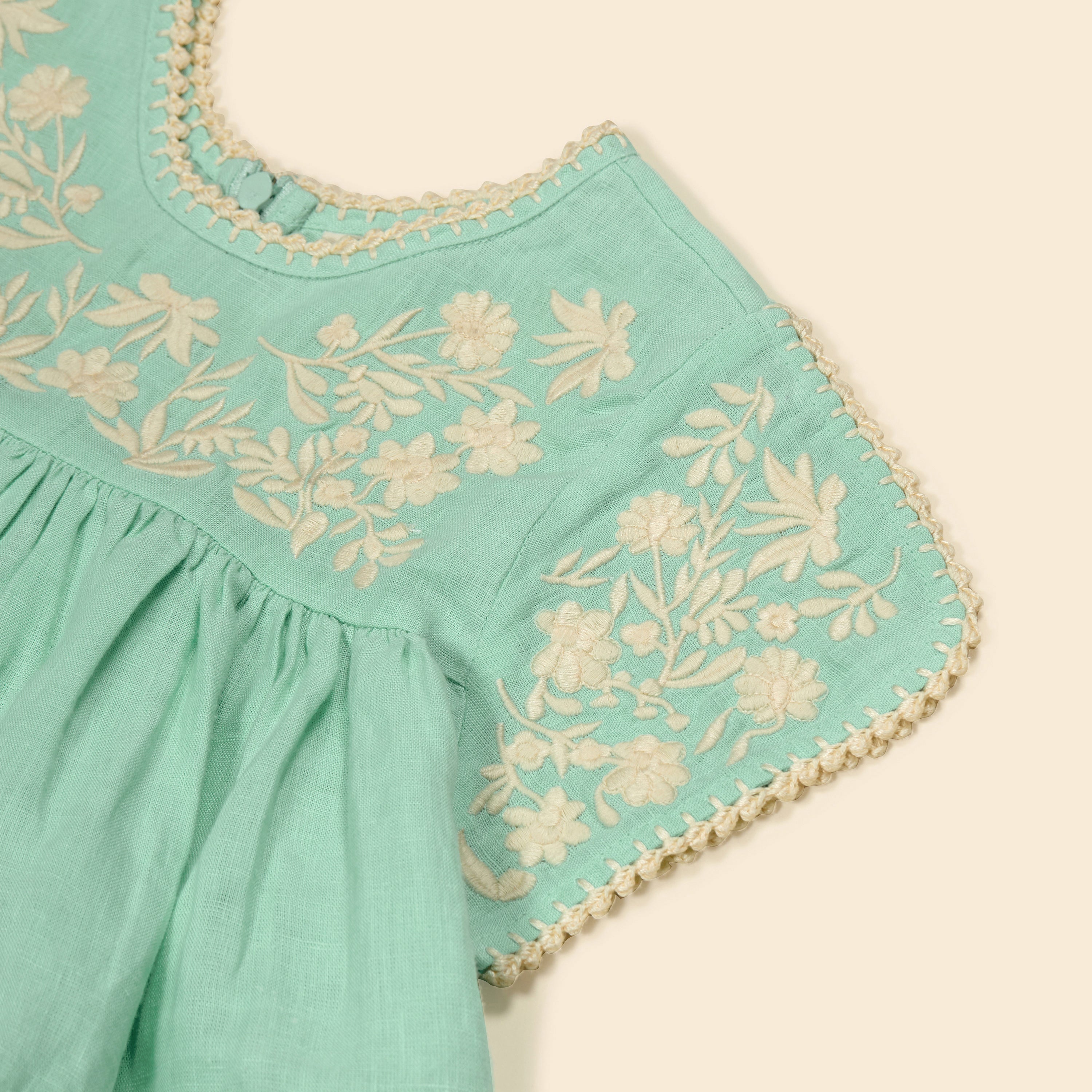 【新品】Apolina アポリナ 刺繍ブラウス 3-5y blouse APOLINA HEIDI BLOUSE - CREAM