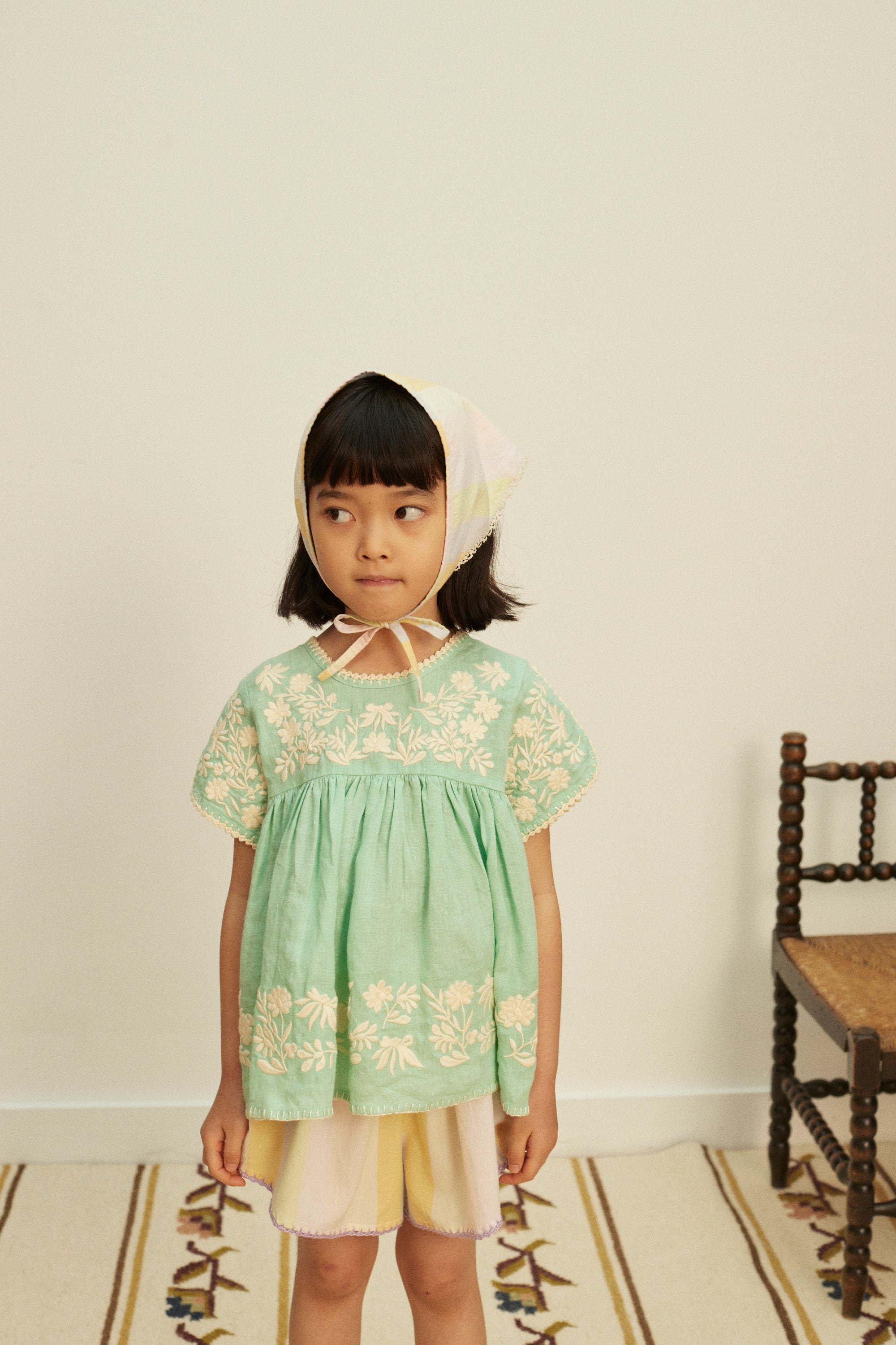 APOLINA STEVIE BLOUSE - SEAGLASS