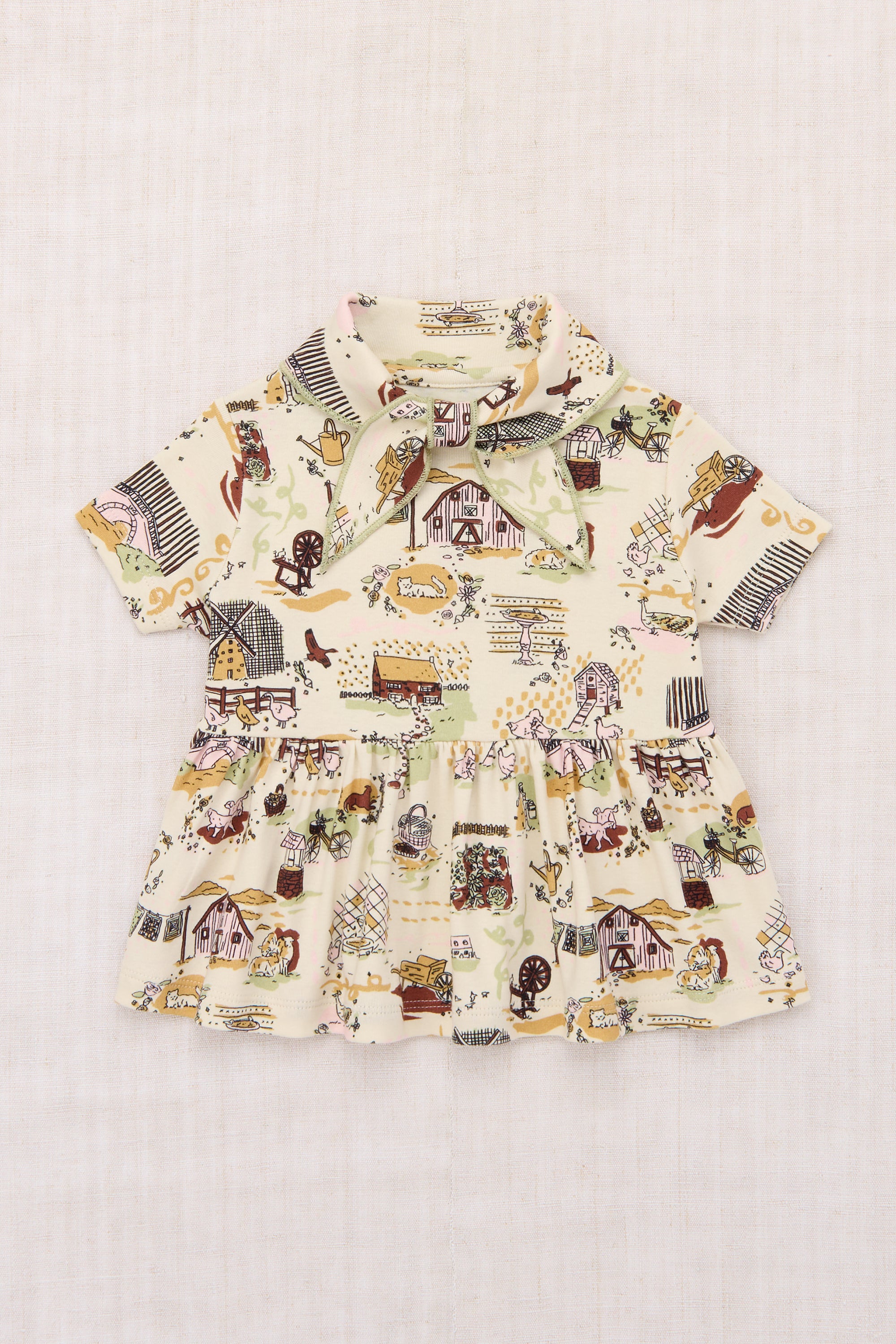 Misha & Puff SCOUT PEPLUM TOP MARZIPAN STORYLAND 26ss Drop2