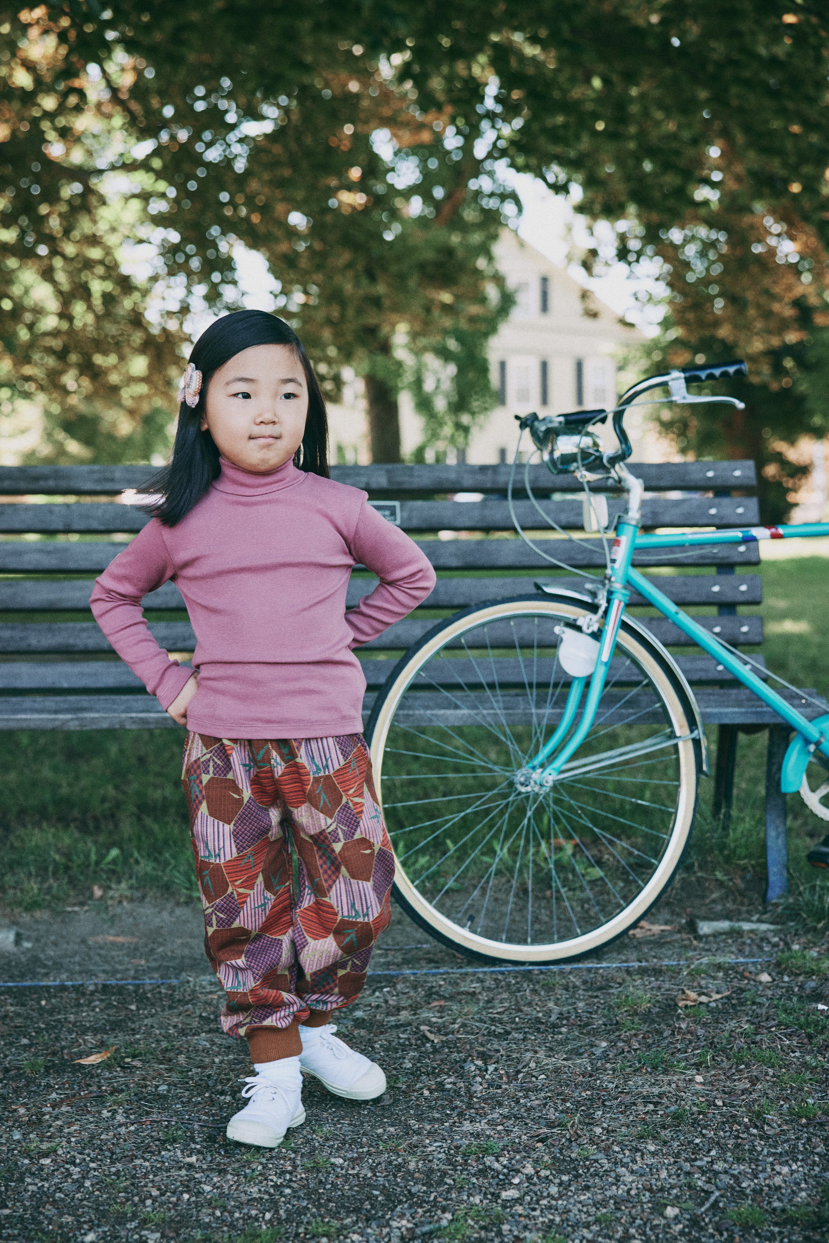 Misha & Puff  COURT JOGGER ANTIQUE ROSE KYOTO  26FA Drop2