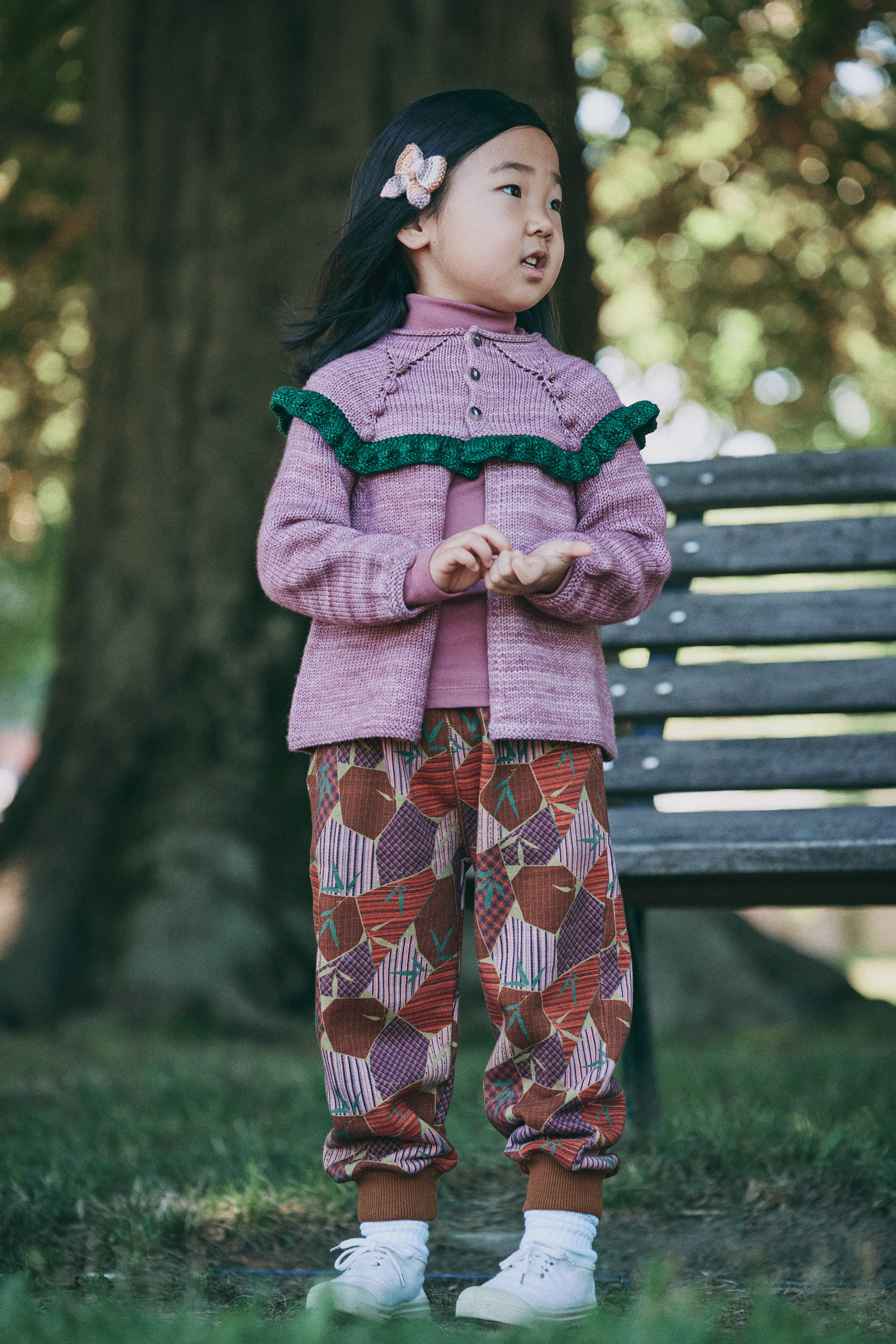 Misha & Puff  COURT JOGGER ANTIQUE ROSE KYOTO  26FA Drop2