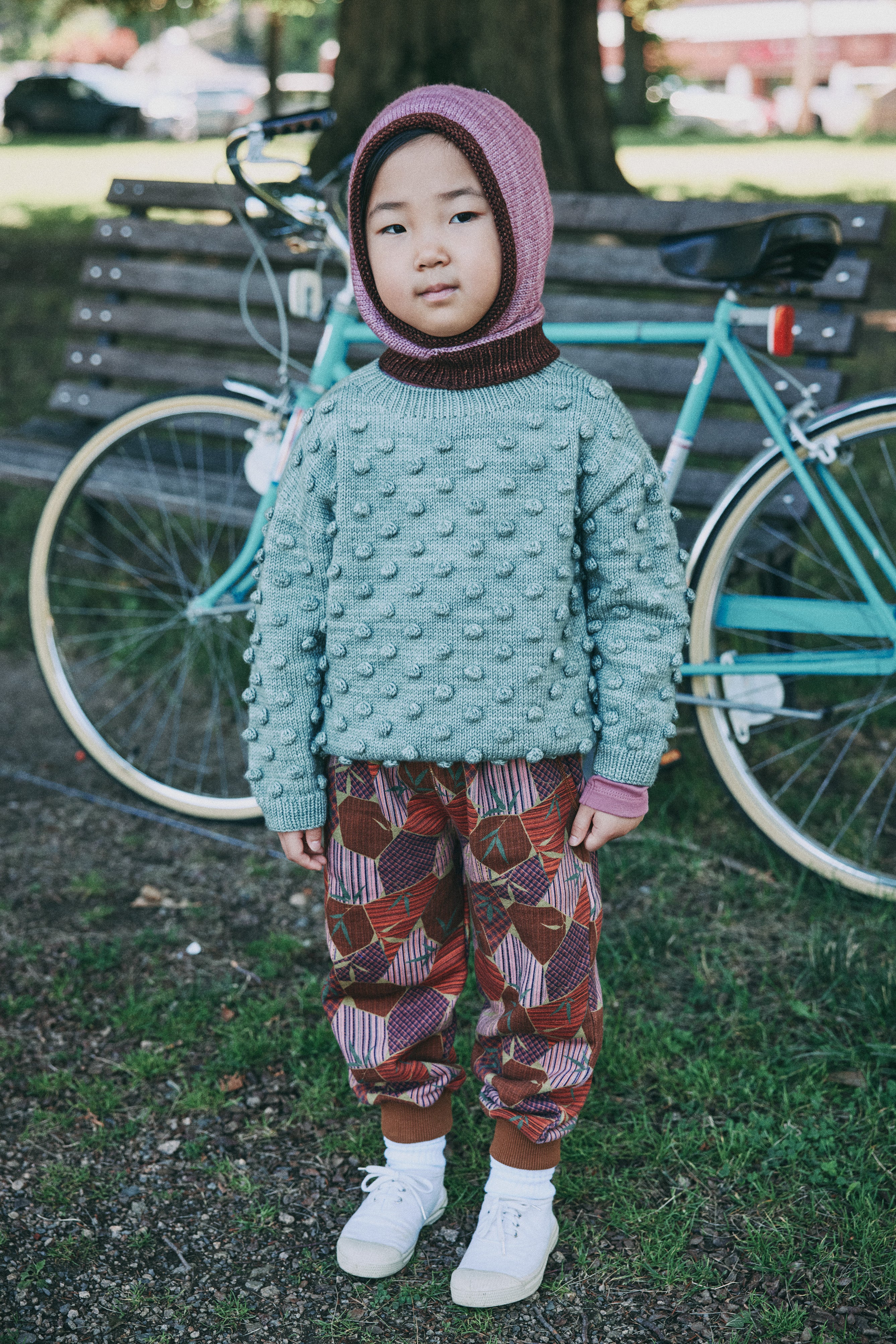 Misha & Puff  COURT JOGGER ANTIQUE ROSE KYOTO  26FA Drop2