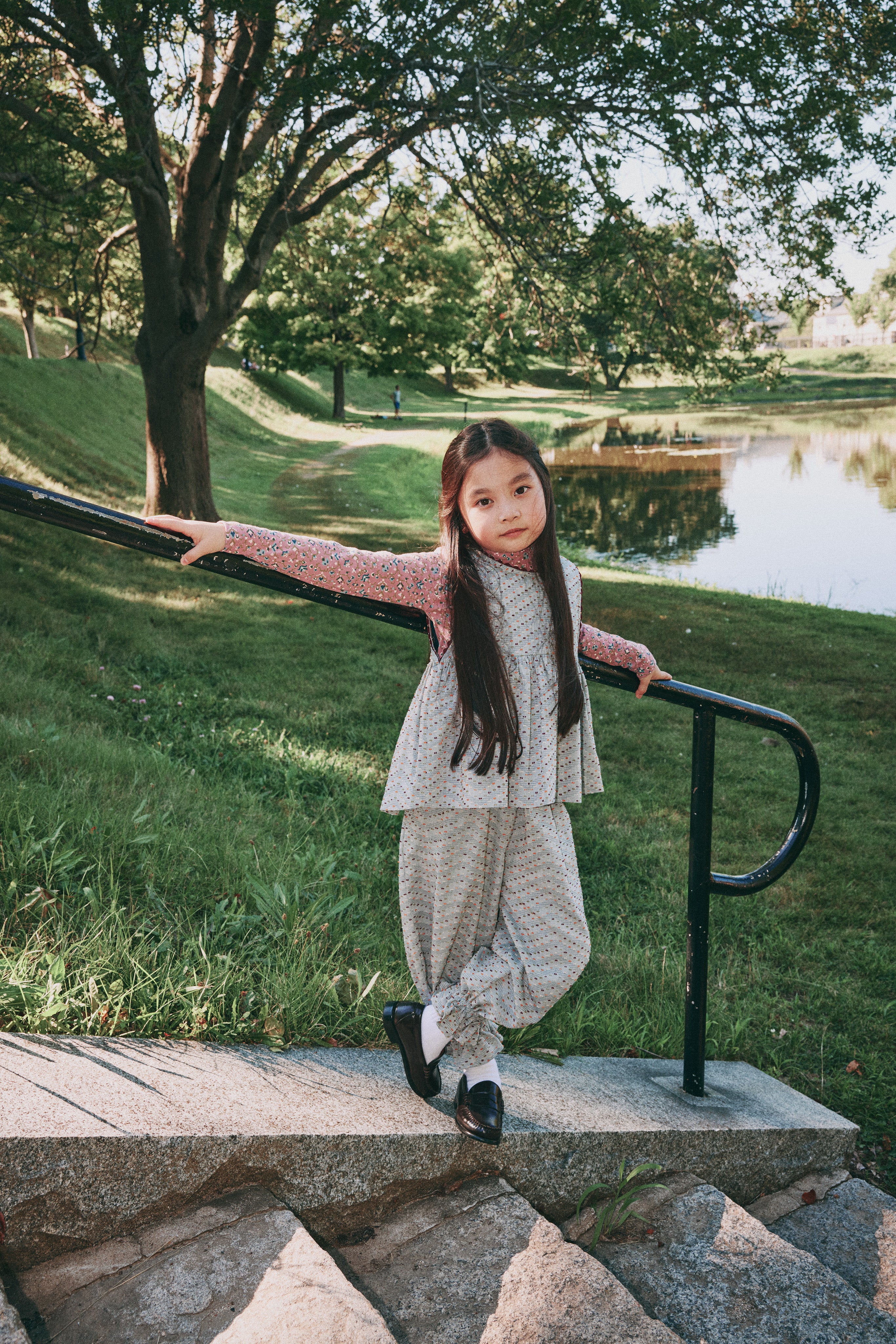 Misha & Puff  ZUZU PANT MARINE BLUE CELEBRATION  26FA Drop2
