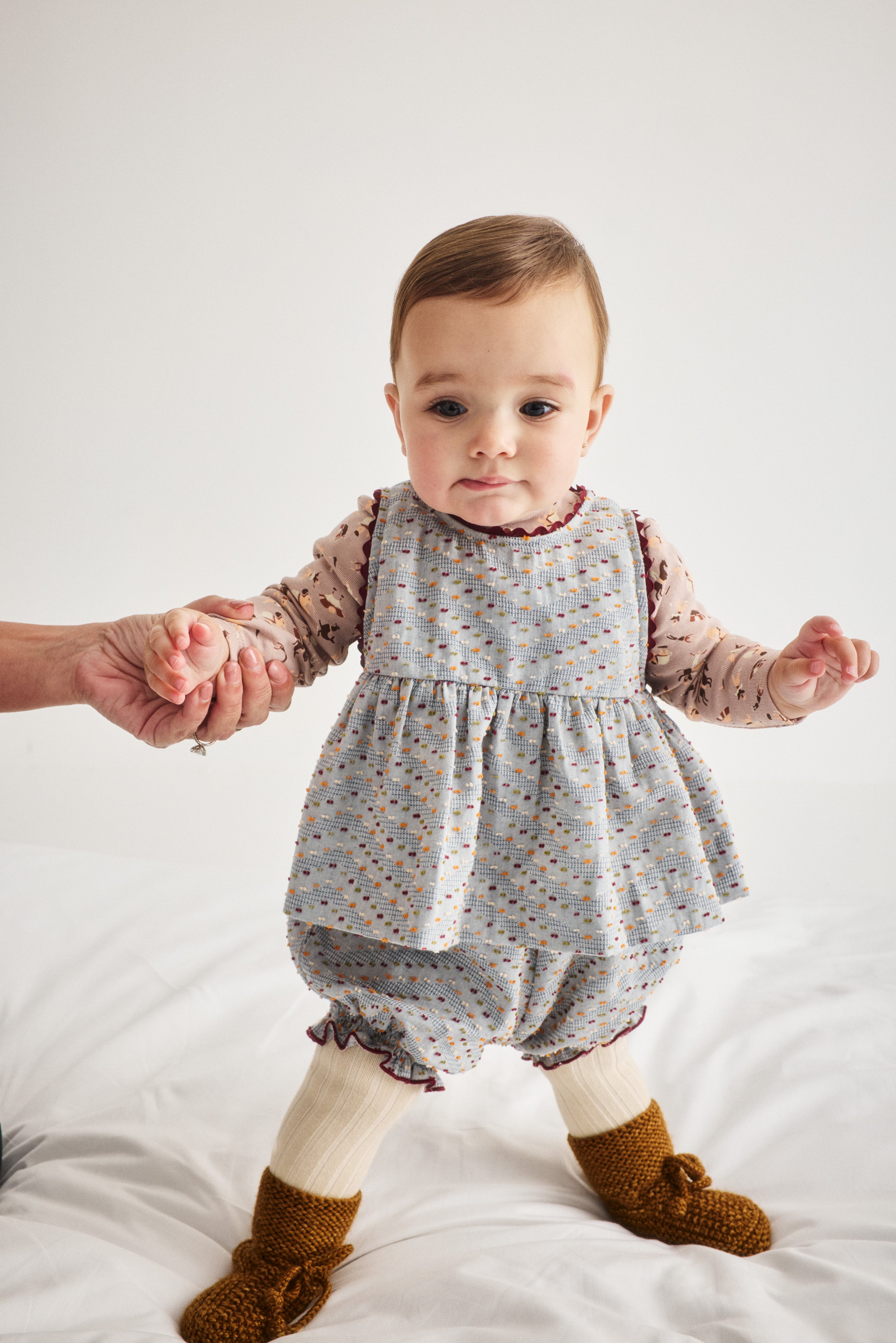 Misha & Puff BABY CLASSIC BOOTIES (ANTIQUE ROSE) 26aw Drop1