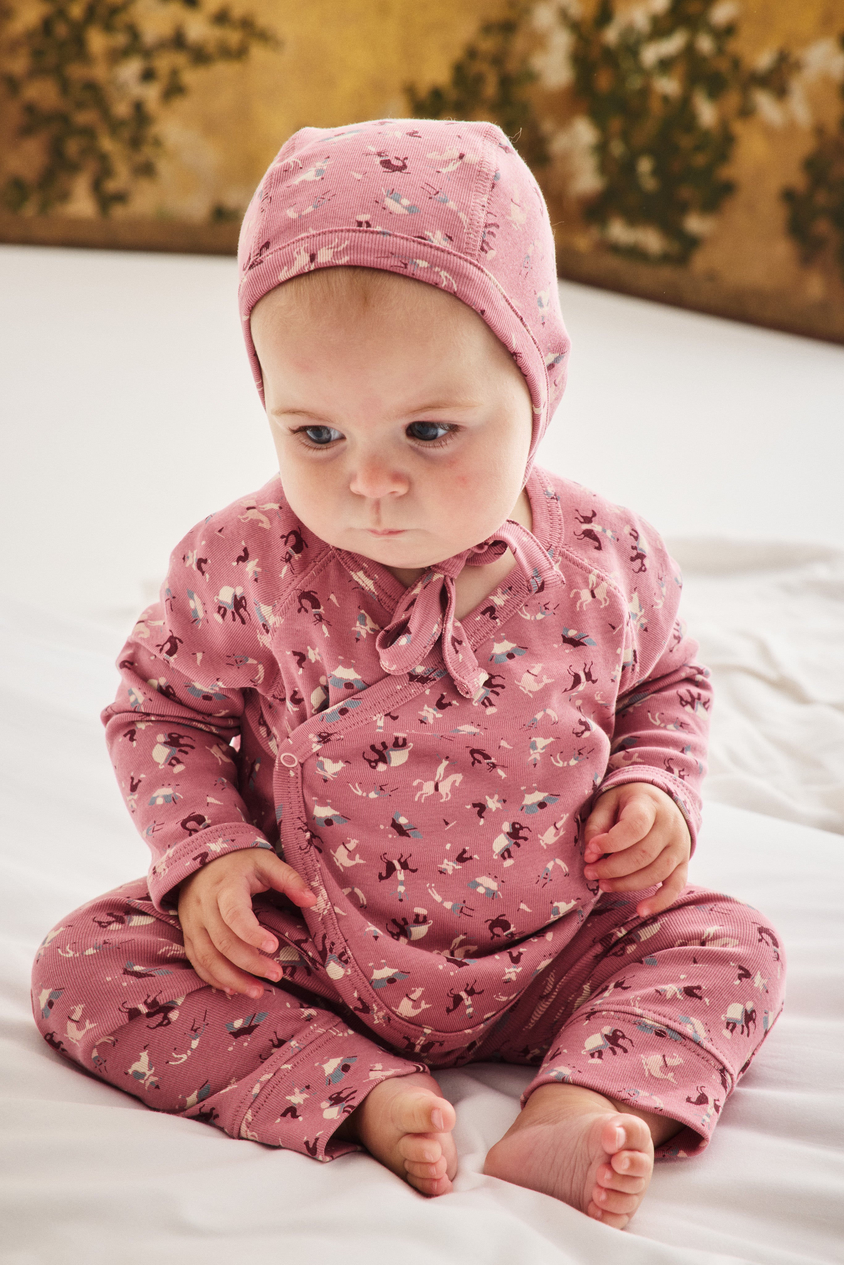 Misha & Puff BABY WRAP SET (ONSEN CIRCUS) 26aw Drop1