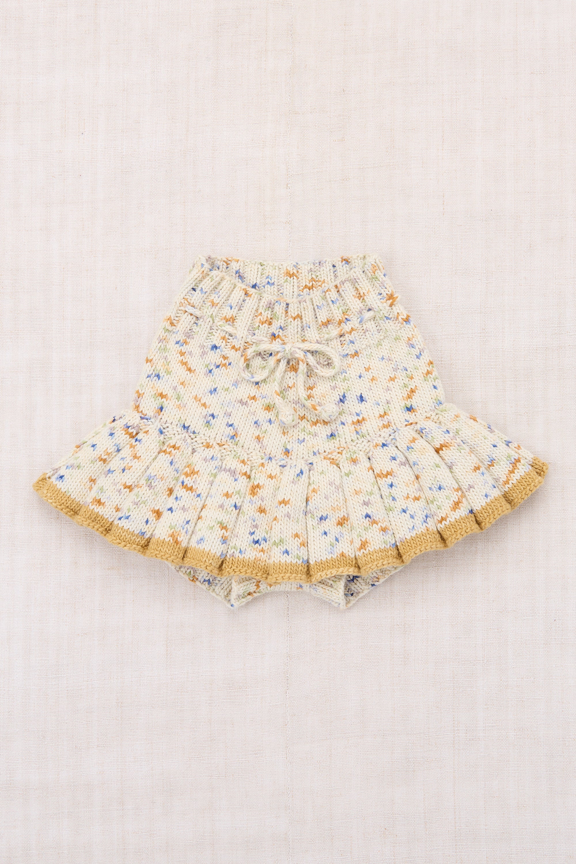 Misha & Puff　SKATING POND SKIRT  SEASHORE CONFETTI  26ss Drop1