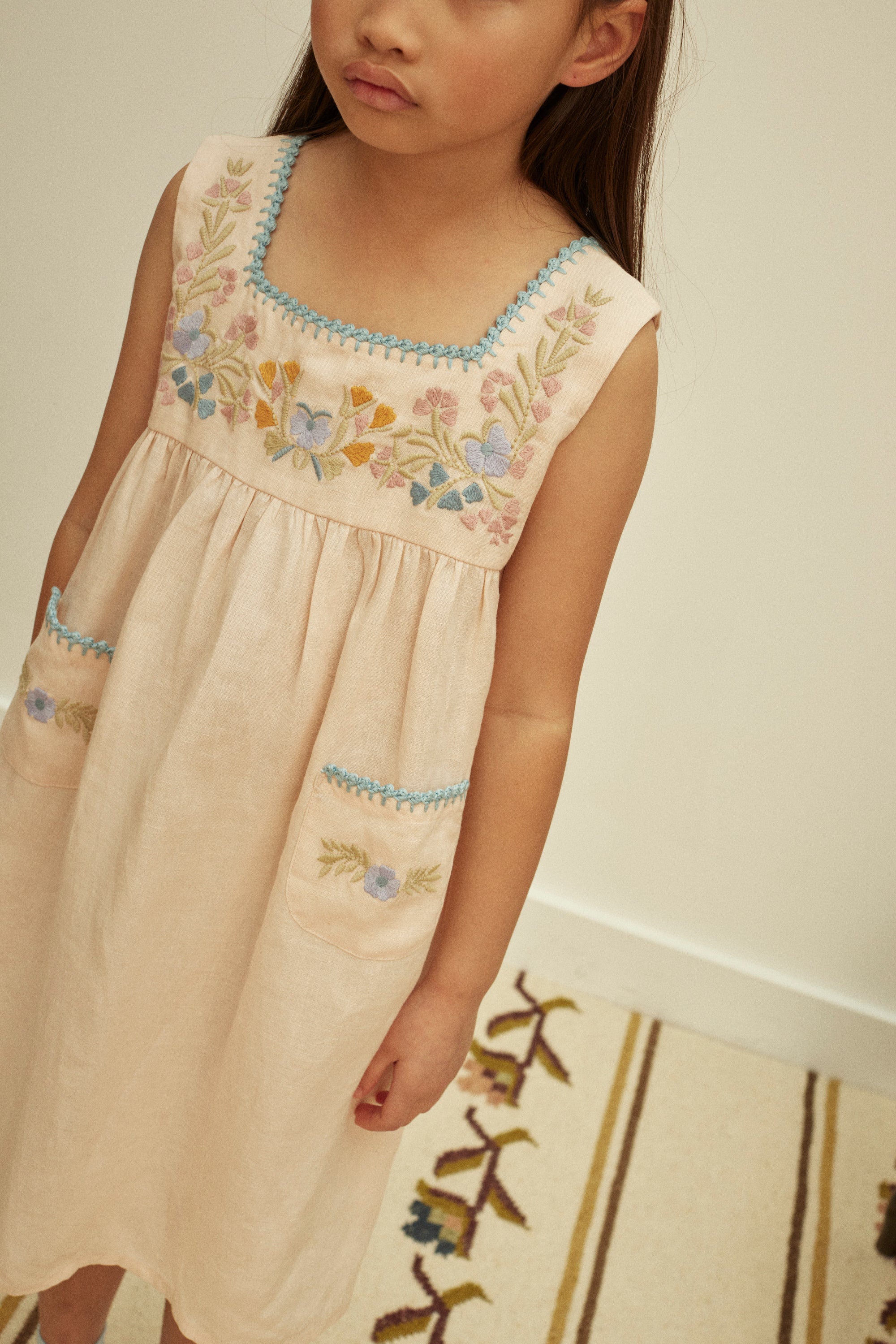 APOLINA  TABITHA DRESS - BLUSH