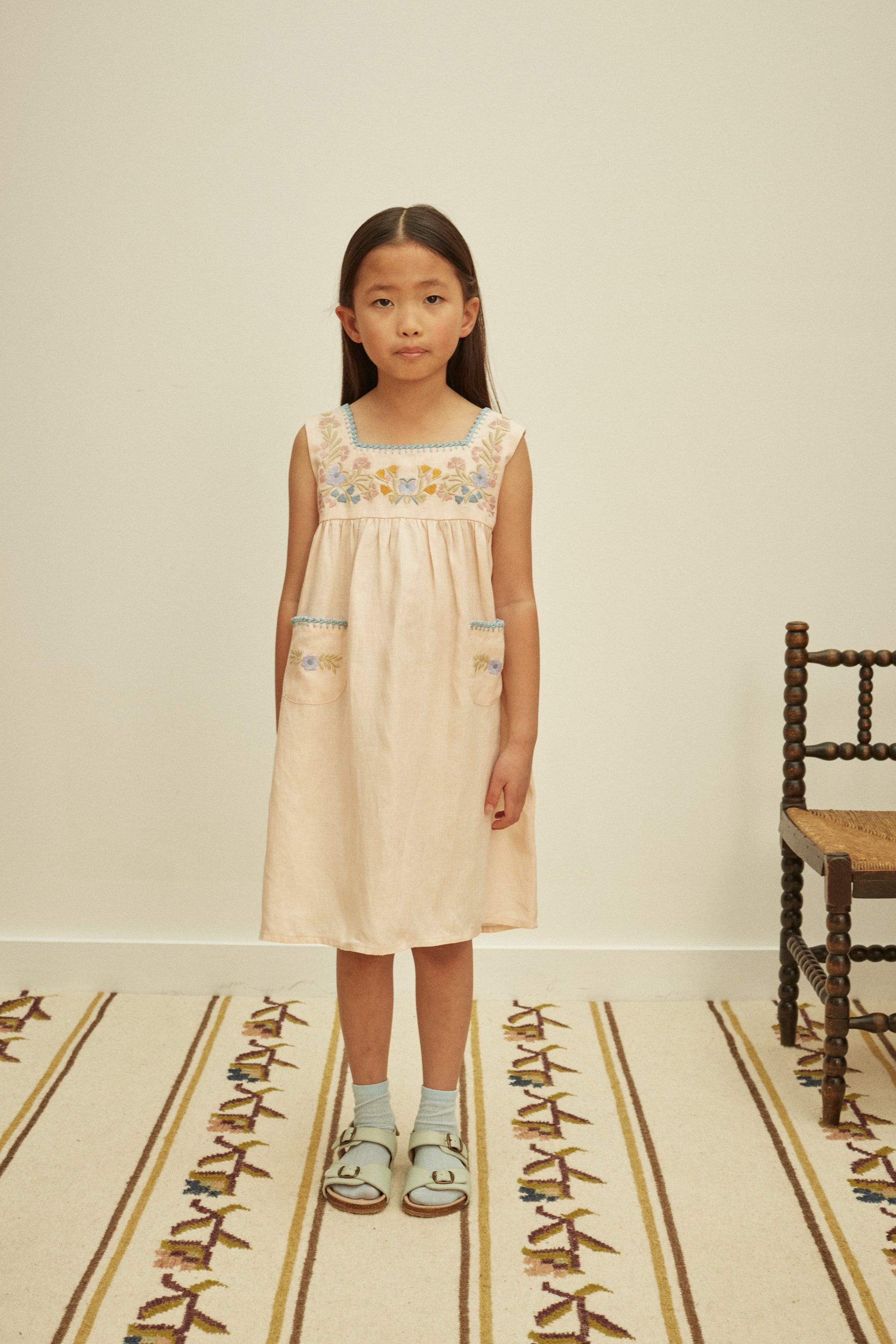 APOLINA  TABITHA DRESS - BLUSH