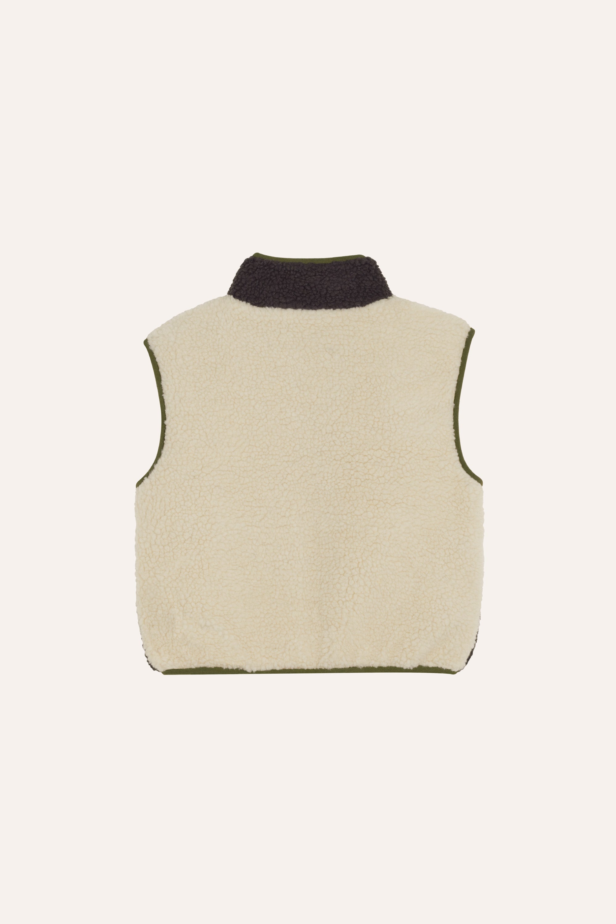 The Campamento   Ecru Teddy Vest