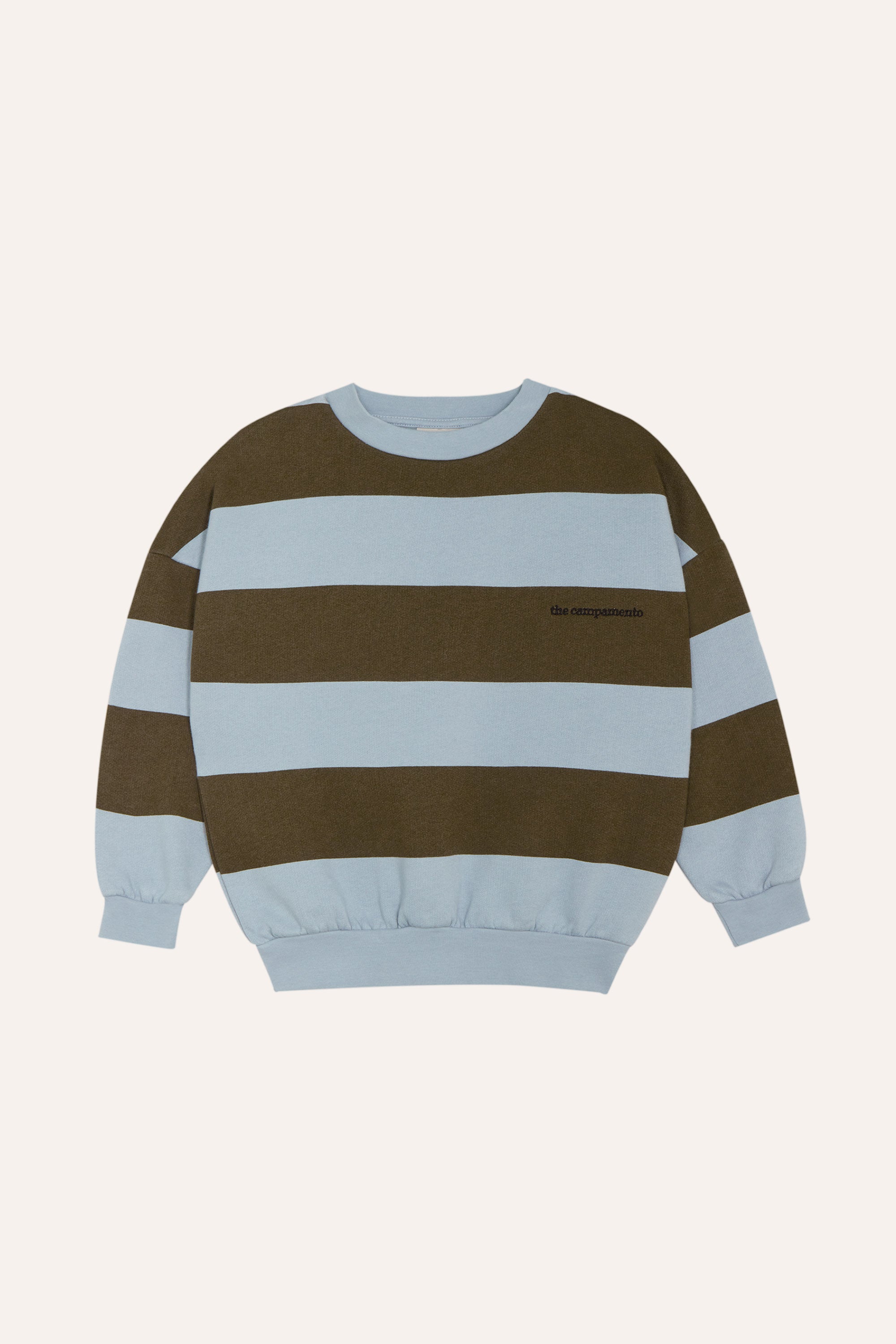 The Campamento   Green Stripes Sweatshirt