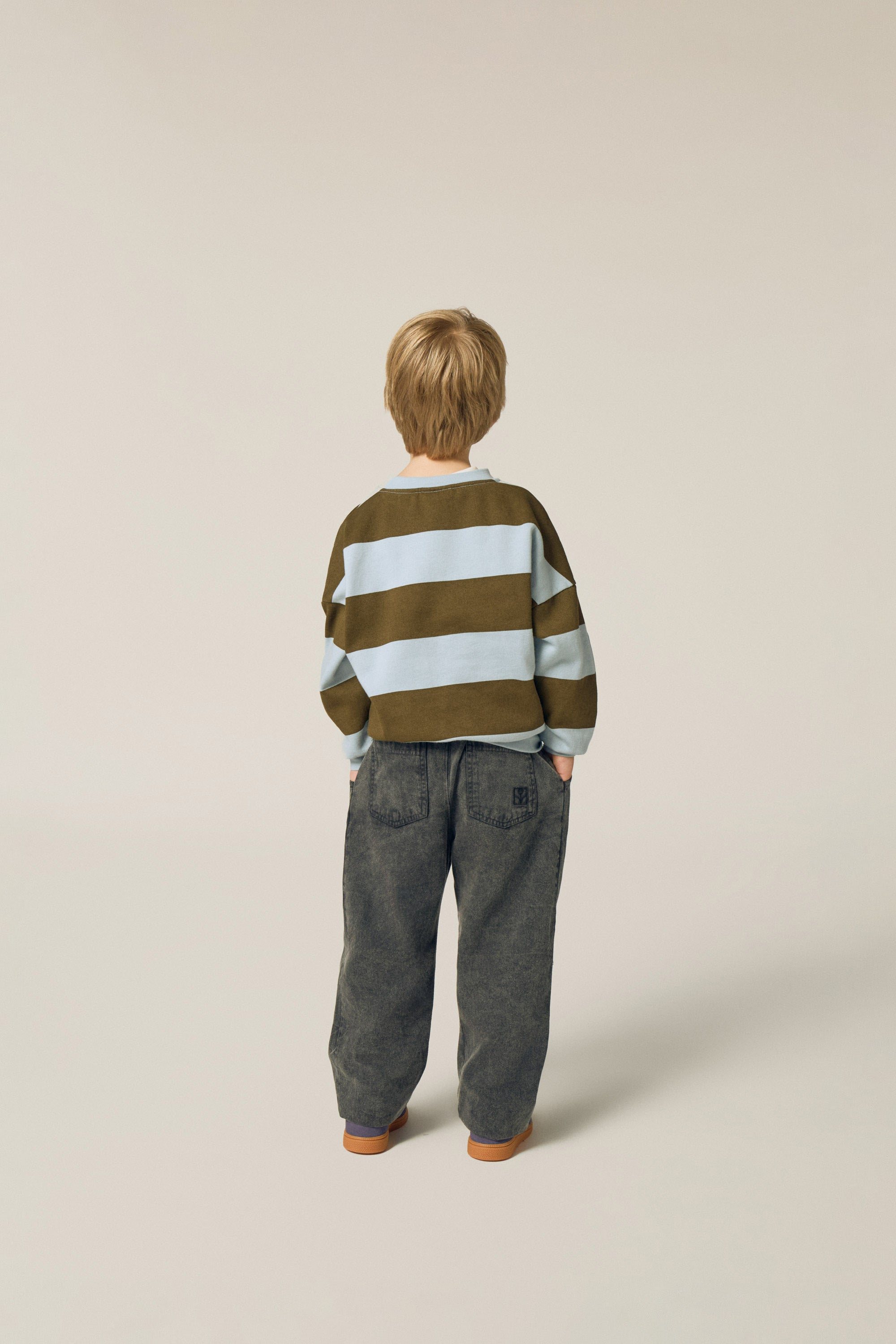 The Campamento   Green Stripes Sweatshirt