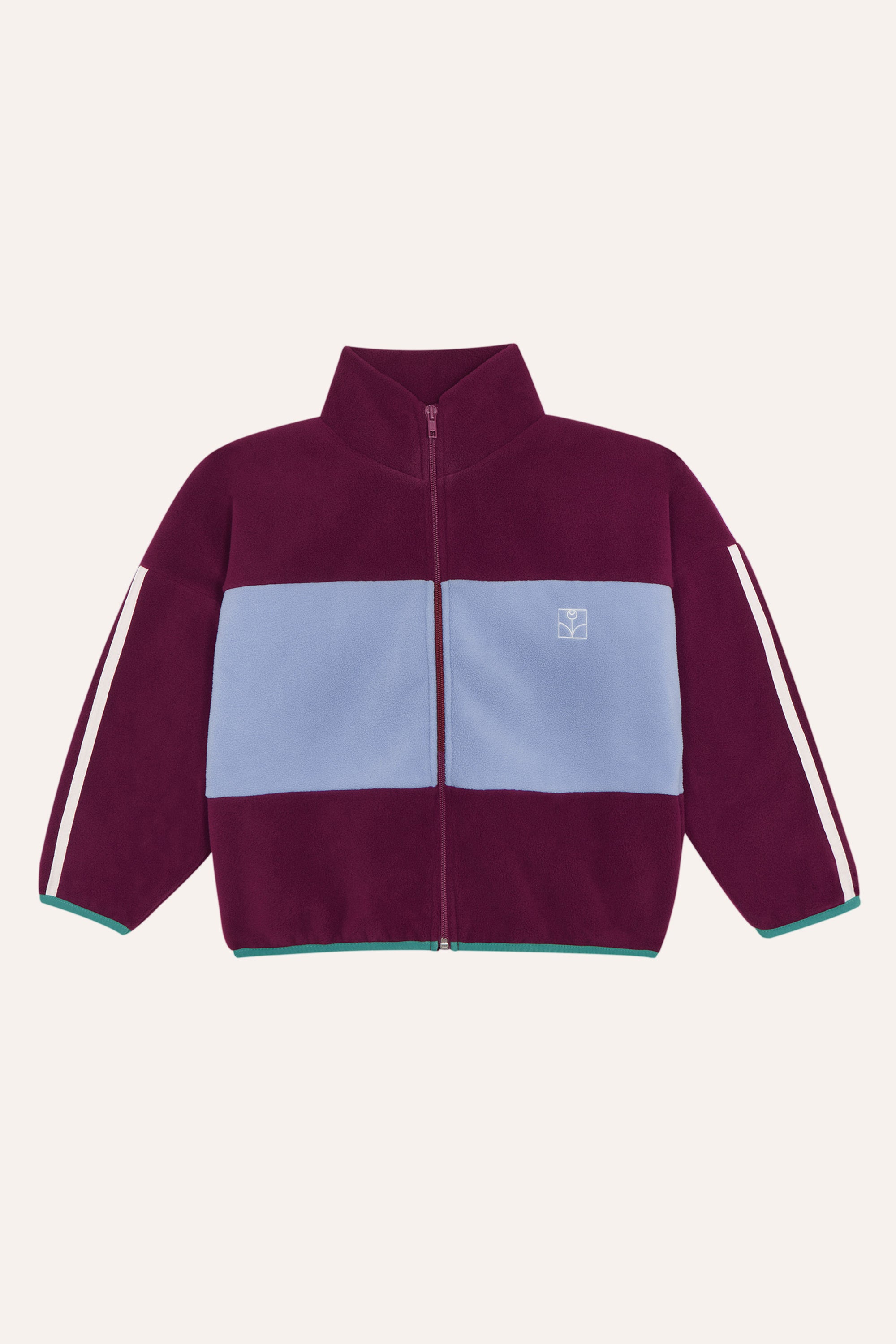 The Campamento   Burgundy Polar Sweatshirt