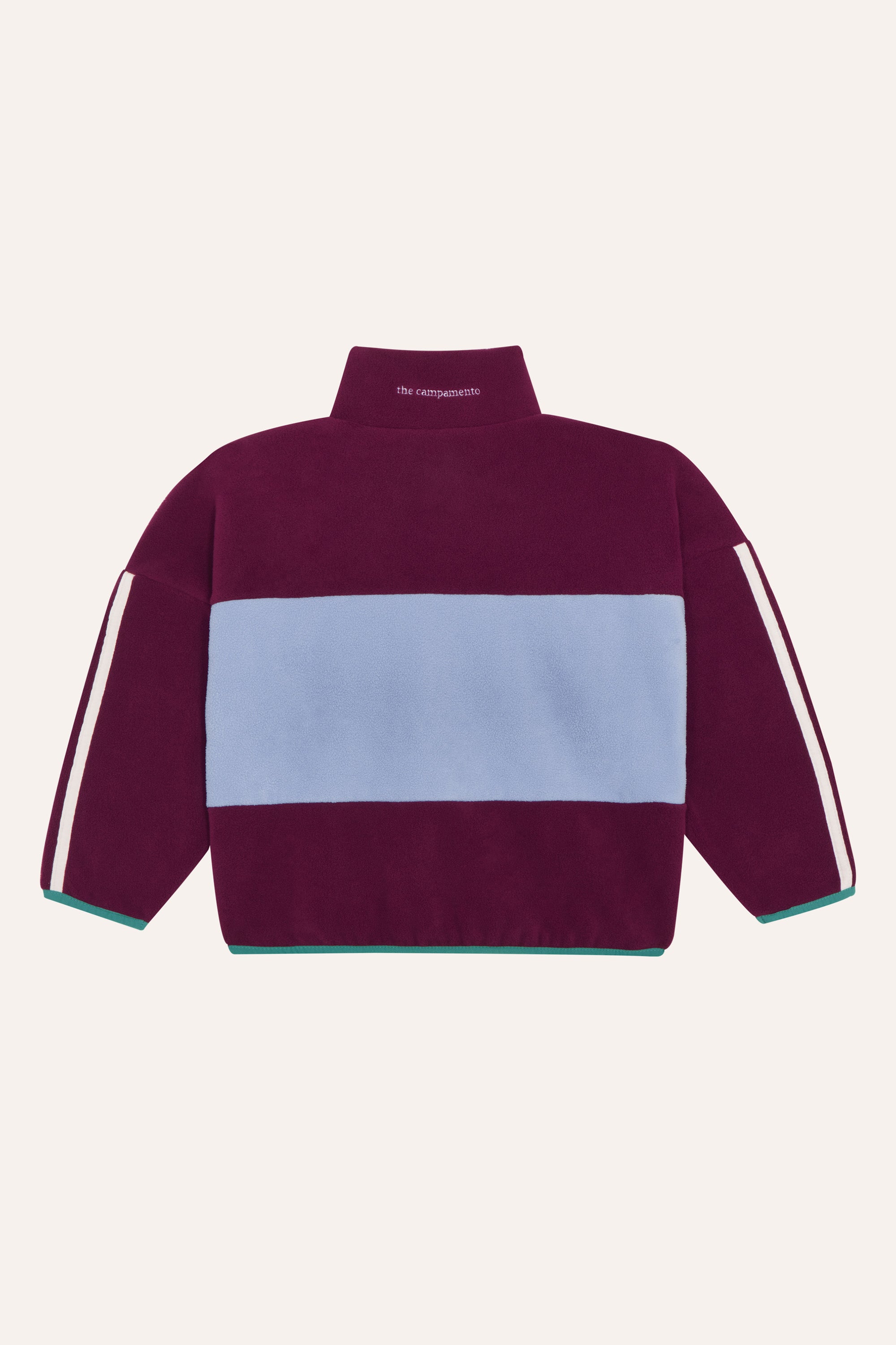 The Campamento   Burgundy Polar Sweatshirt
