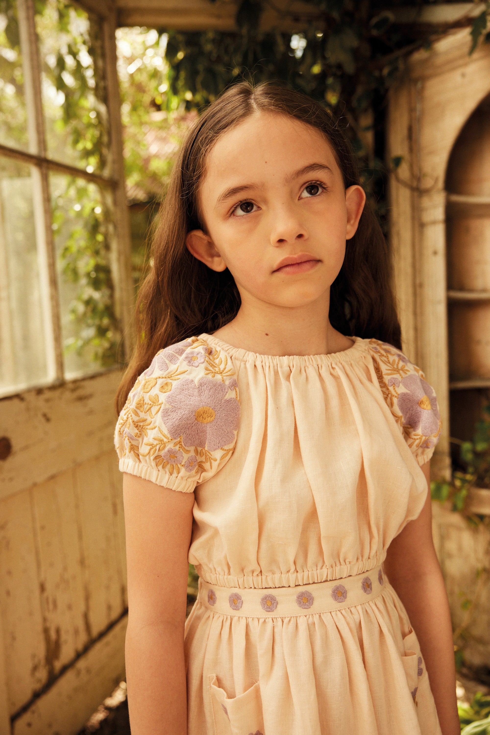 APOLINA VELMA SKIRT SET BLUSH