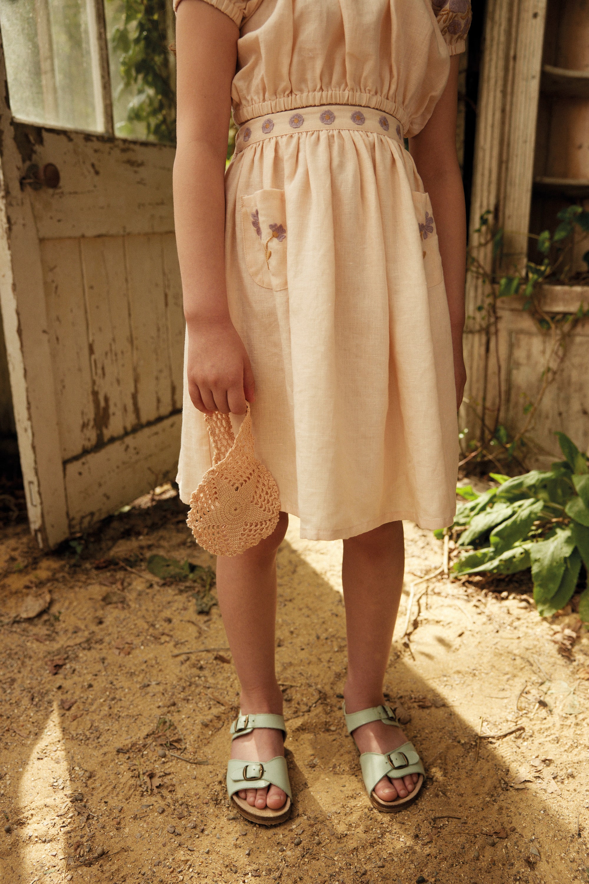APOLINA VELMA SKIRT SET BLUSH