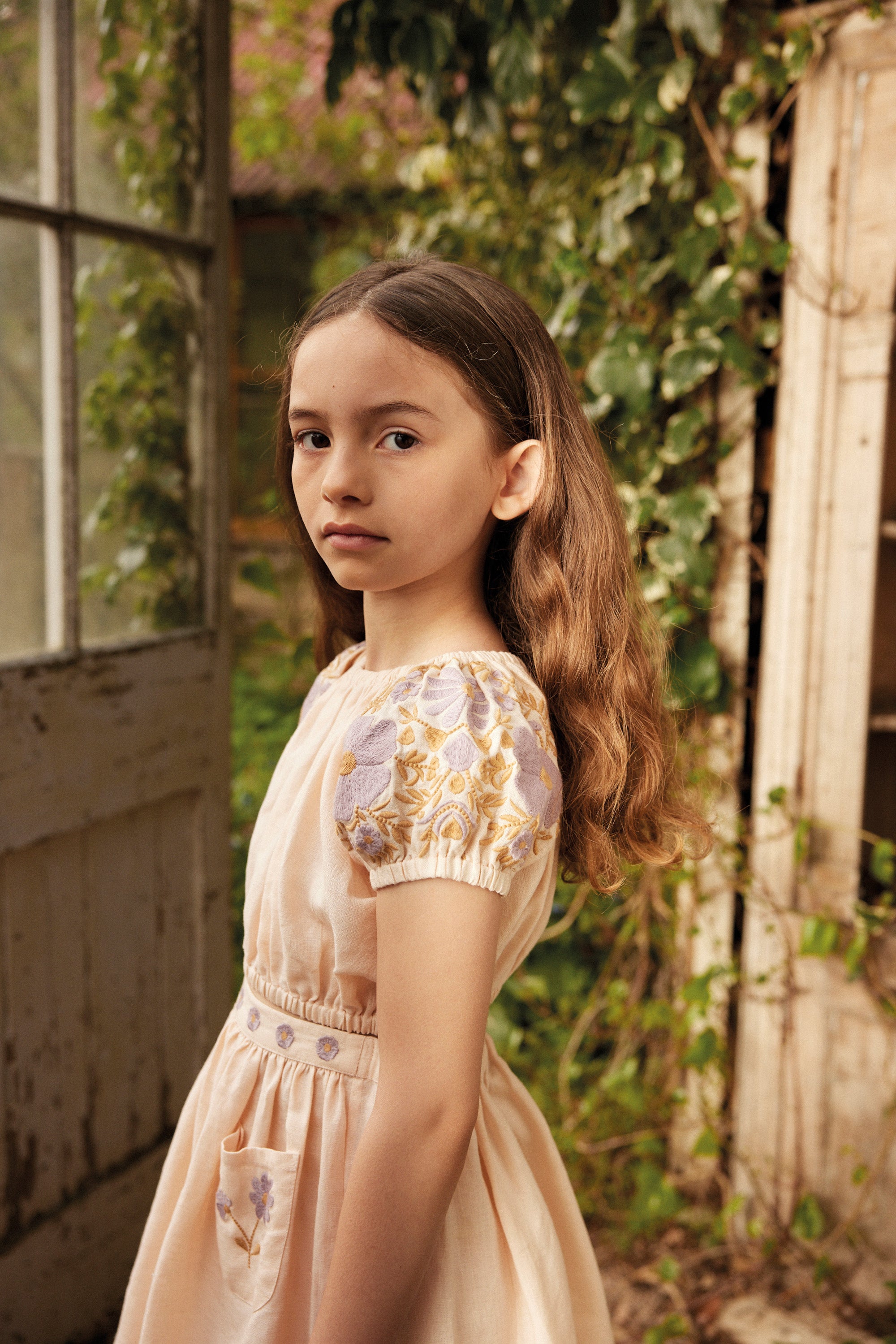 APOLINA  VELMA SKIRT SET  BLUSH
